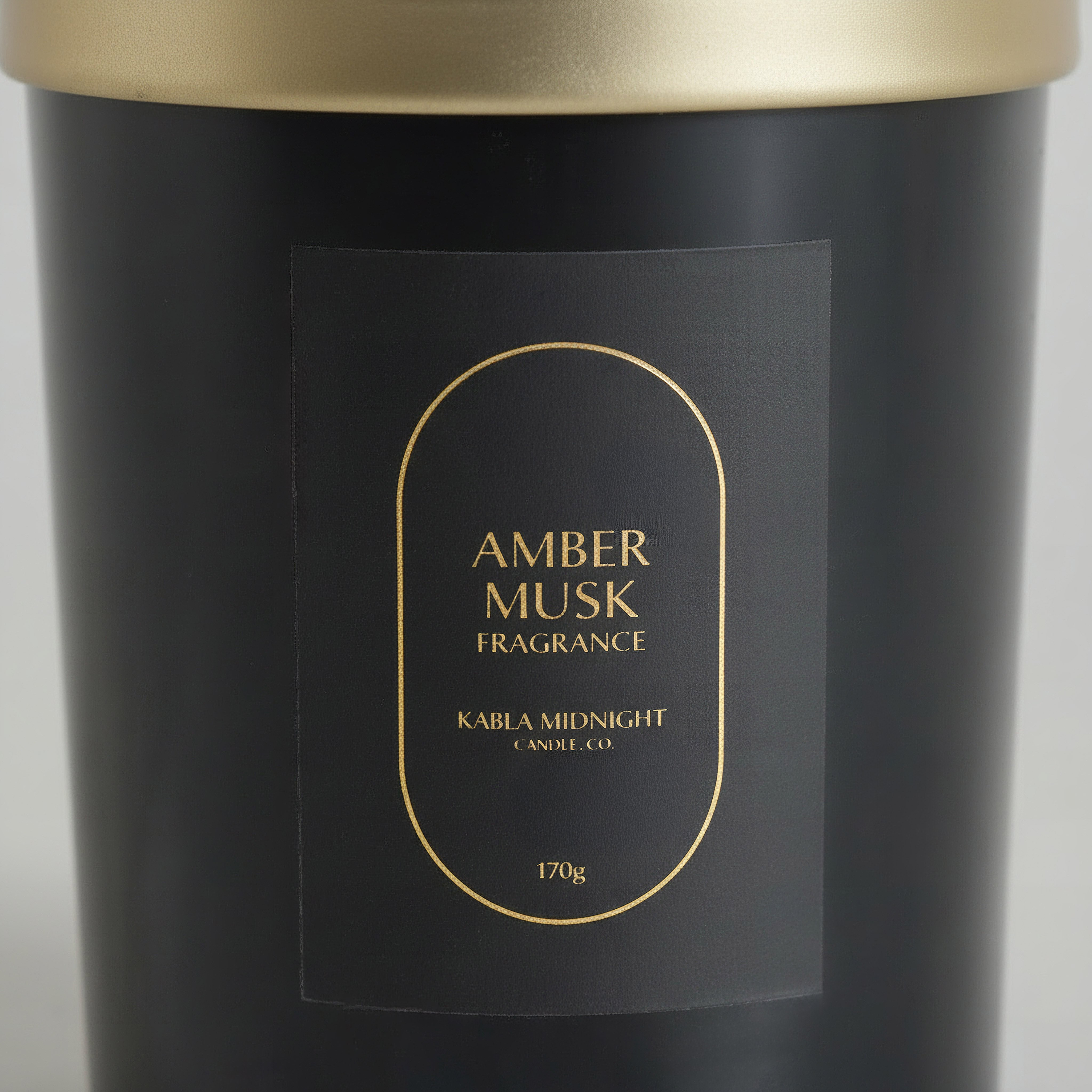 Rabia Midnight Amber Musk Scented Jar Candle with Lid - 170 g-hbxlivingroom-decorandaccessories-candles-image-3