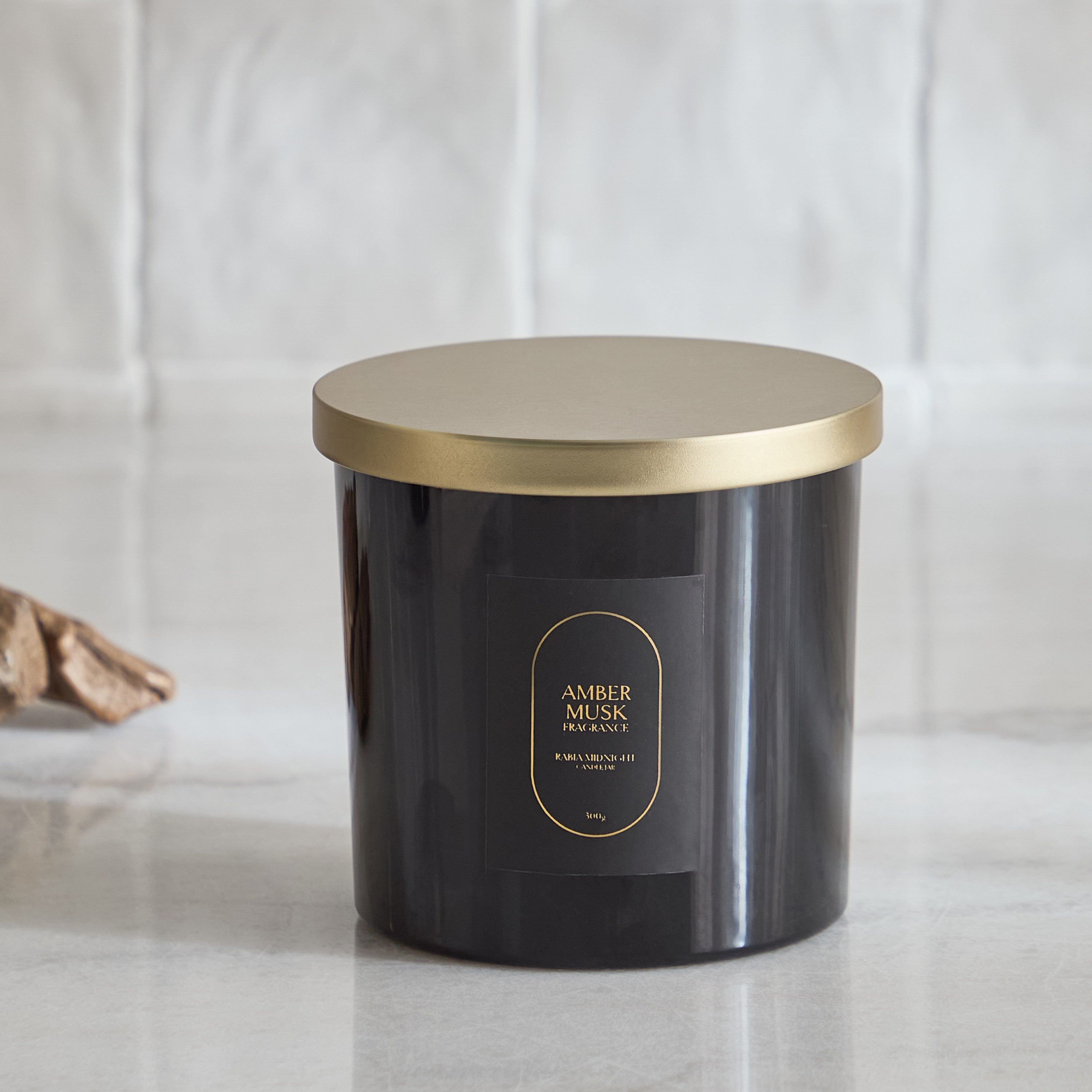 Rabia Midnight Amber Musk Scented Jar Candle with 2 Wicks - 300 g-hbxlivingroom-decorandaccessories-candles-image-5