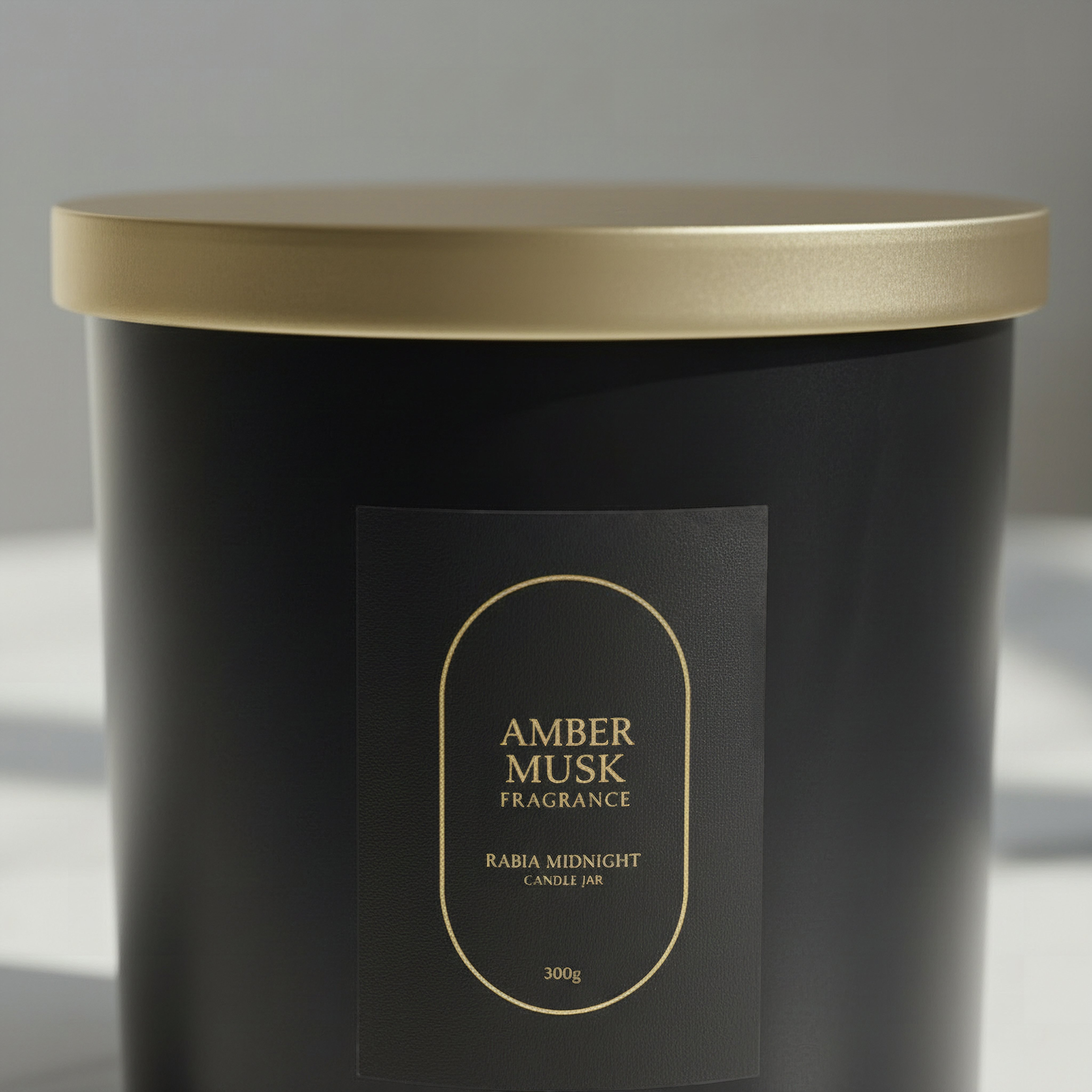 Rabia Midnight Amber Musk Scented Jar Candle with 2 Wicks - 300 g-hbxlivingroom-decorandaccessories-candles-image-3