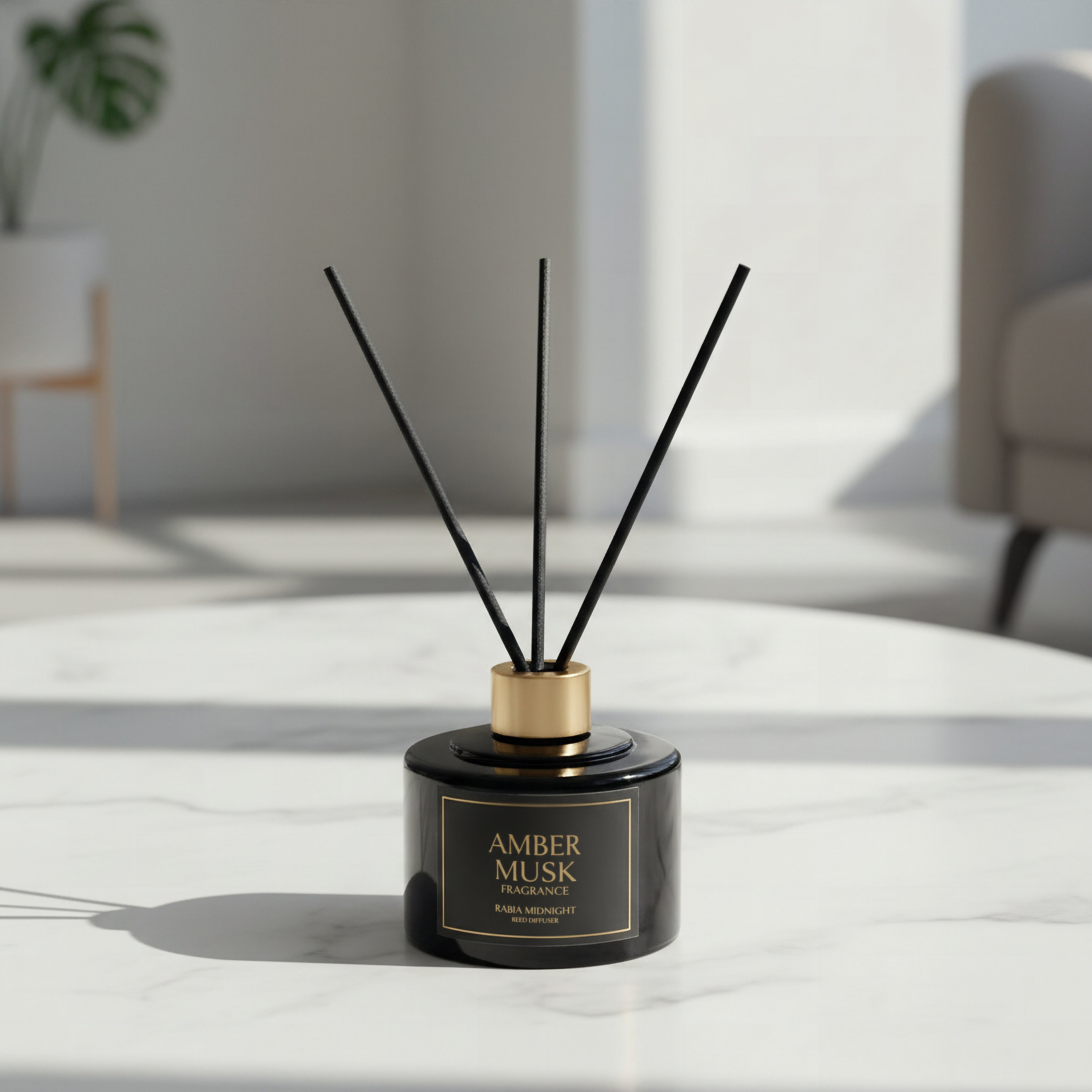 موّزع عطور برائحة العنبر والمسك ميدنايت من رابيا – 200 مل-hbxbedroom-homefragrance-diffusers-image-1