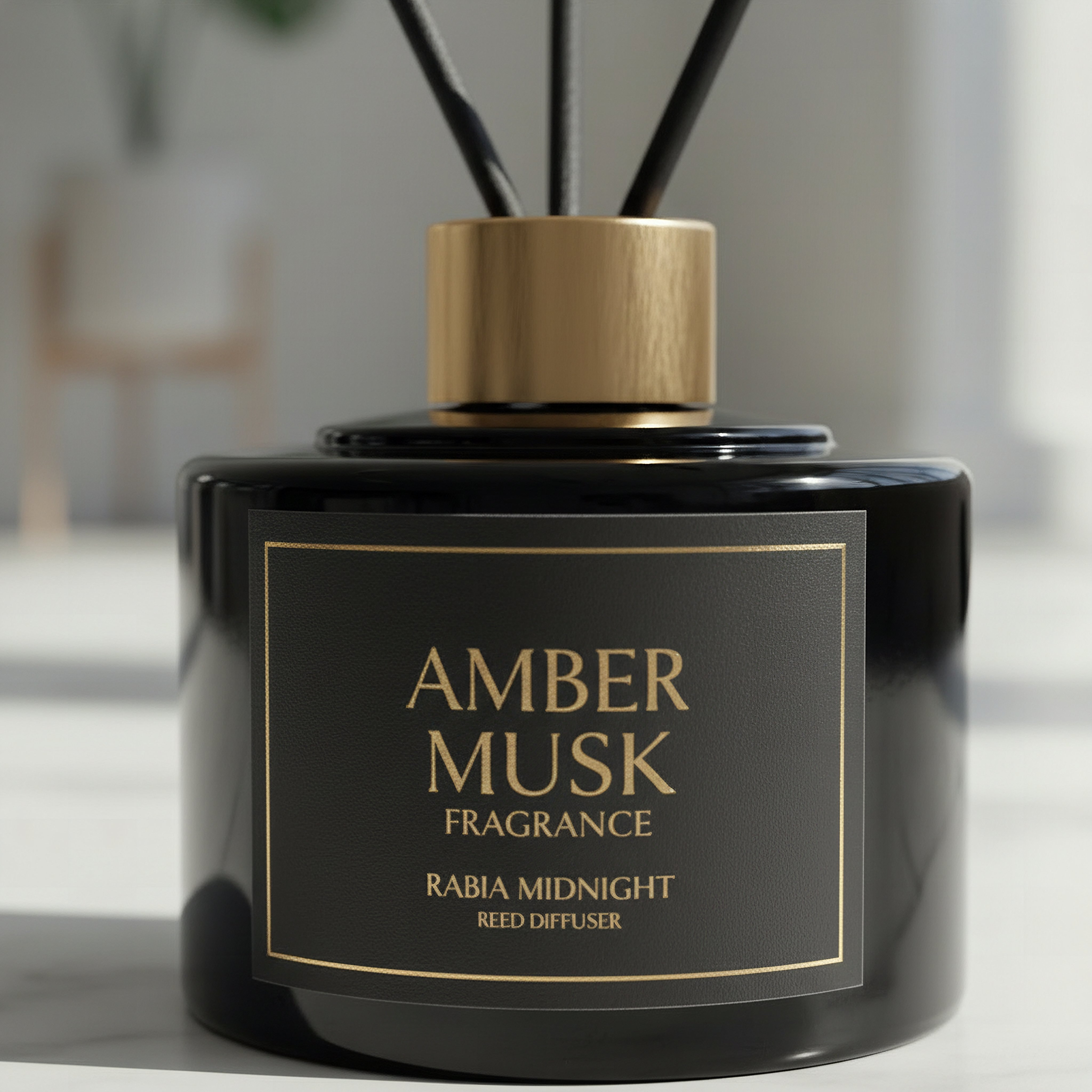 موّزع عطور برائحة العنبر والمسك ميدنايت من رابيا – 200 مل-hbxbedroom-homefragrance-diffusers-image-2