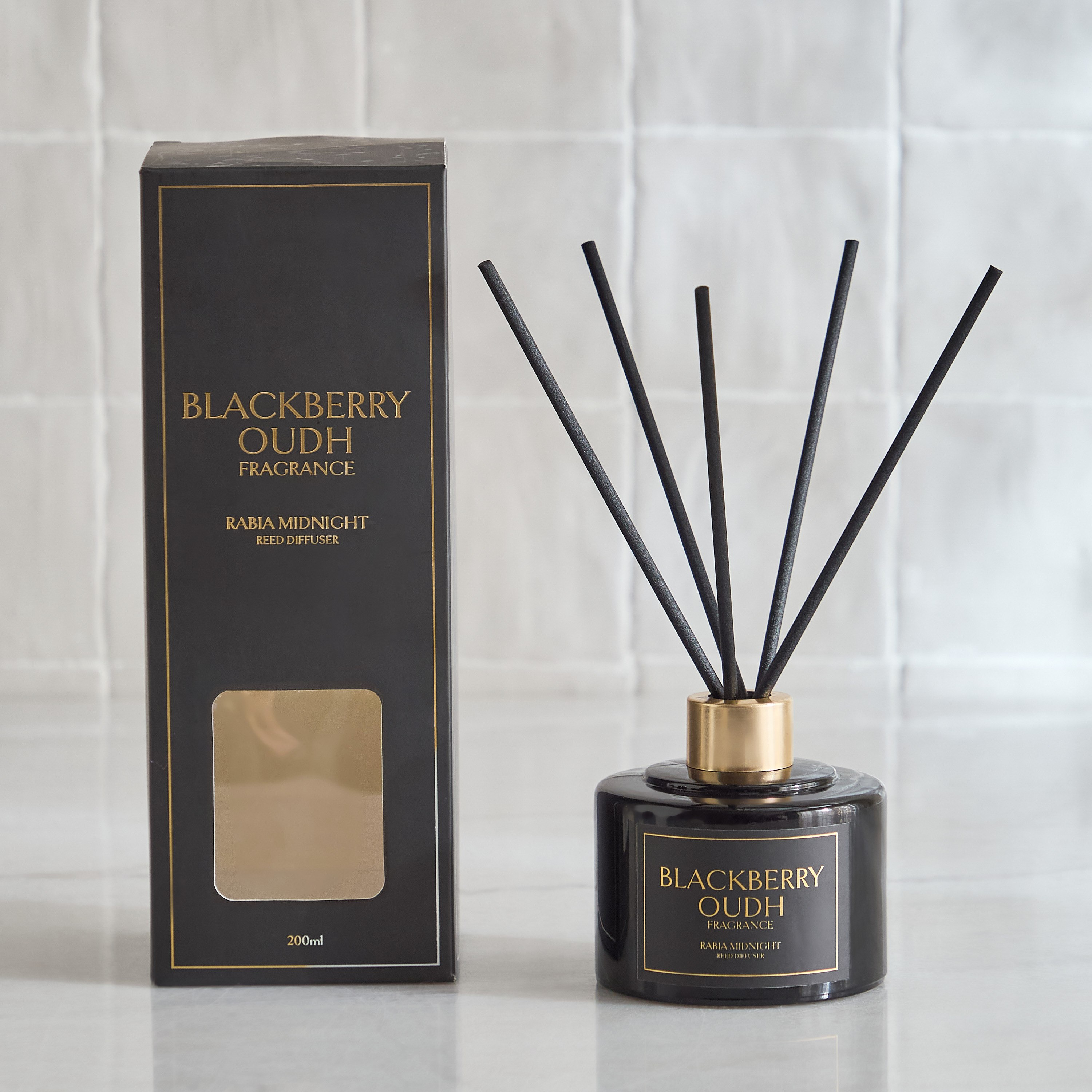 موزع عطور بالأعواد برائحة ميدنايت بلاك بيري عود من ربيع - 200 مل-hbxbedroom-homefragrance-diffusers-image-5