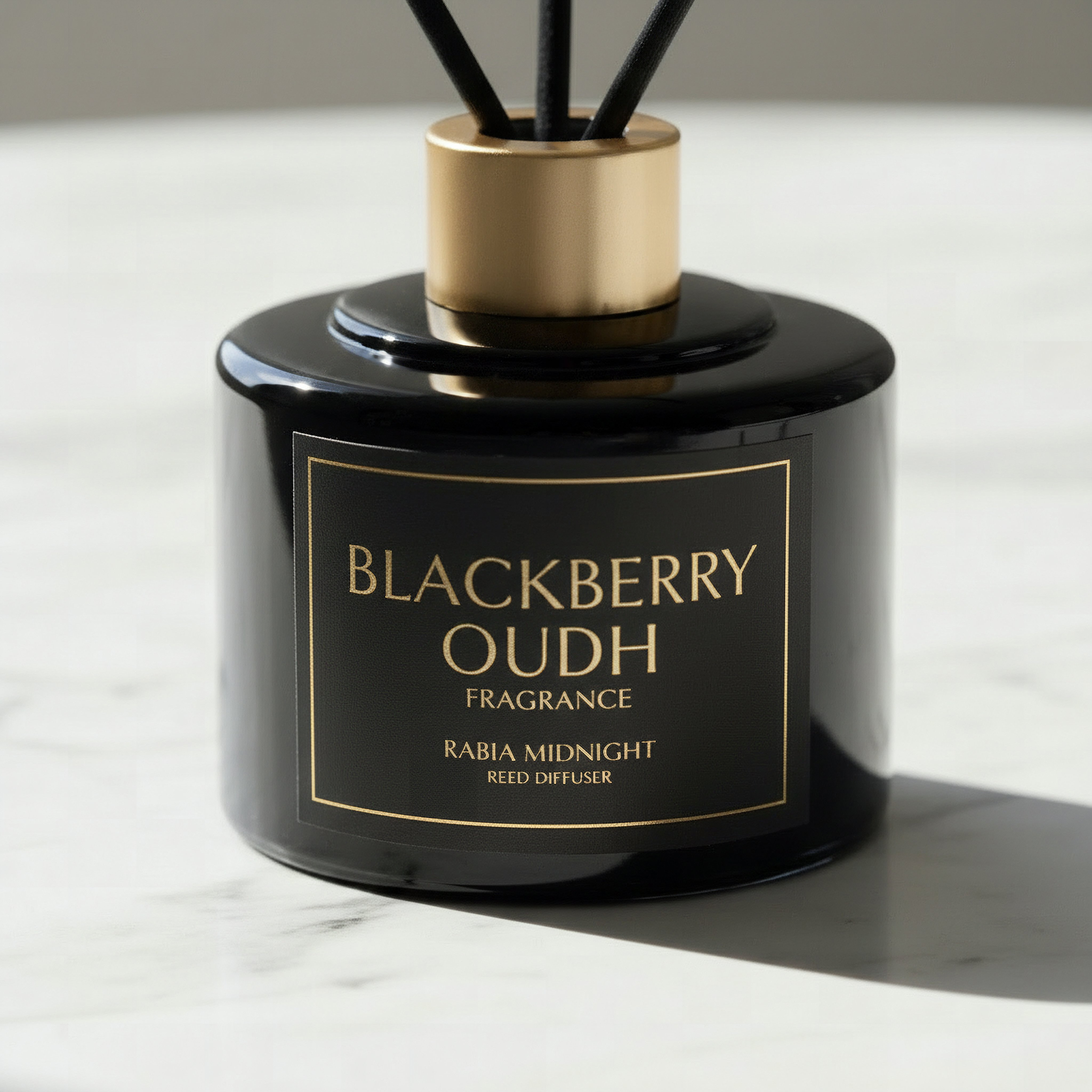 موزع عطور بالأعواد برائحة ميدنايت بلاك بيري عود من ربيع - 200 مل-hbxbedroom-homefragrance-diffusers-image-2