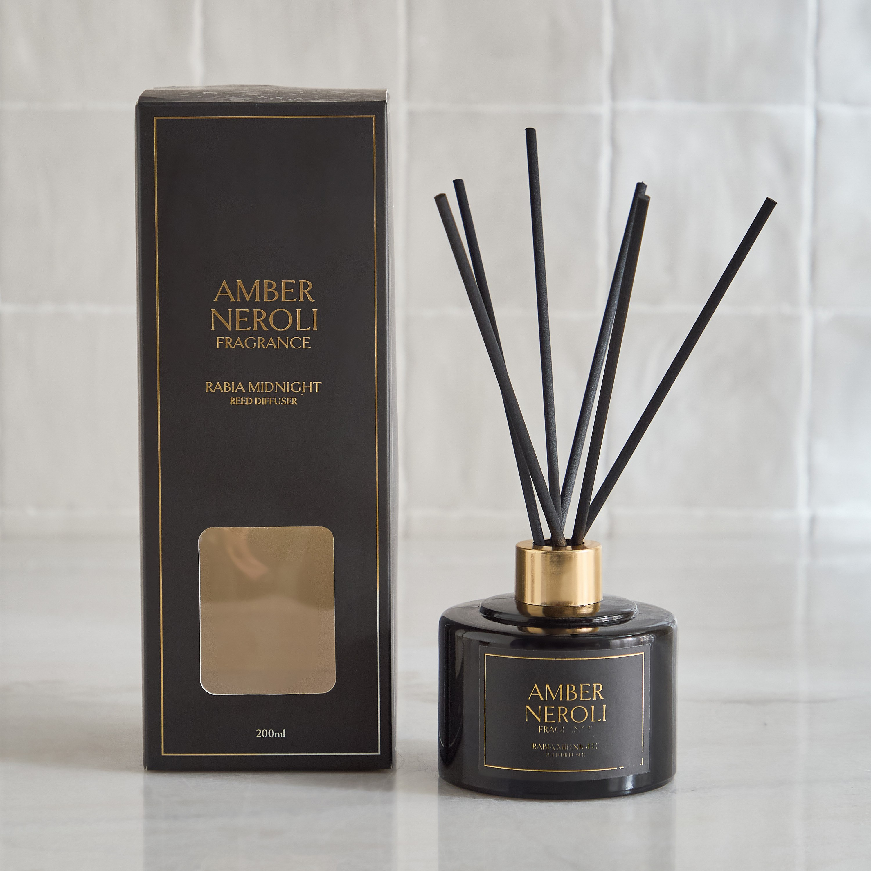 موزع عطور بالأعواد برائحة ميدنايت عنبر ونيرولي من ربيع - 200 مل-hbxbedroom-homefragrance-diffusers-image-5