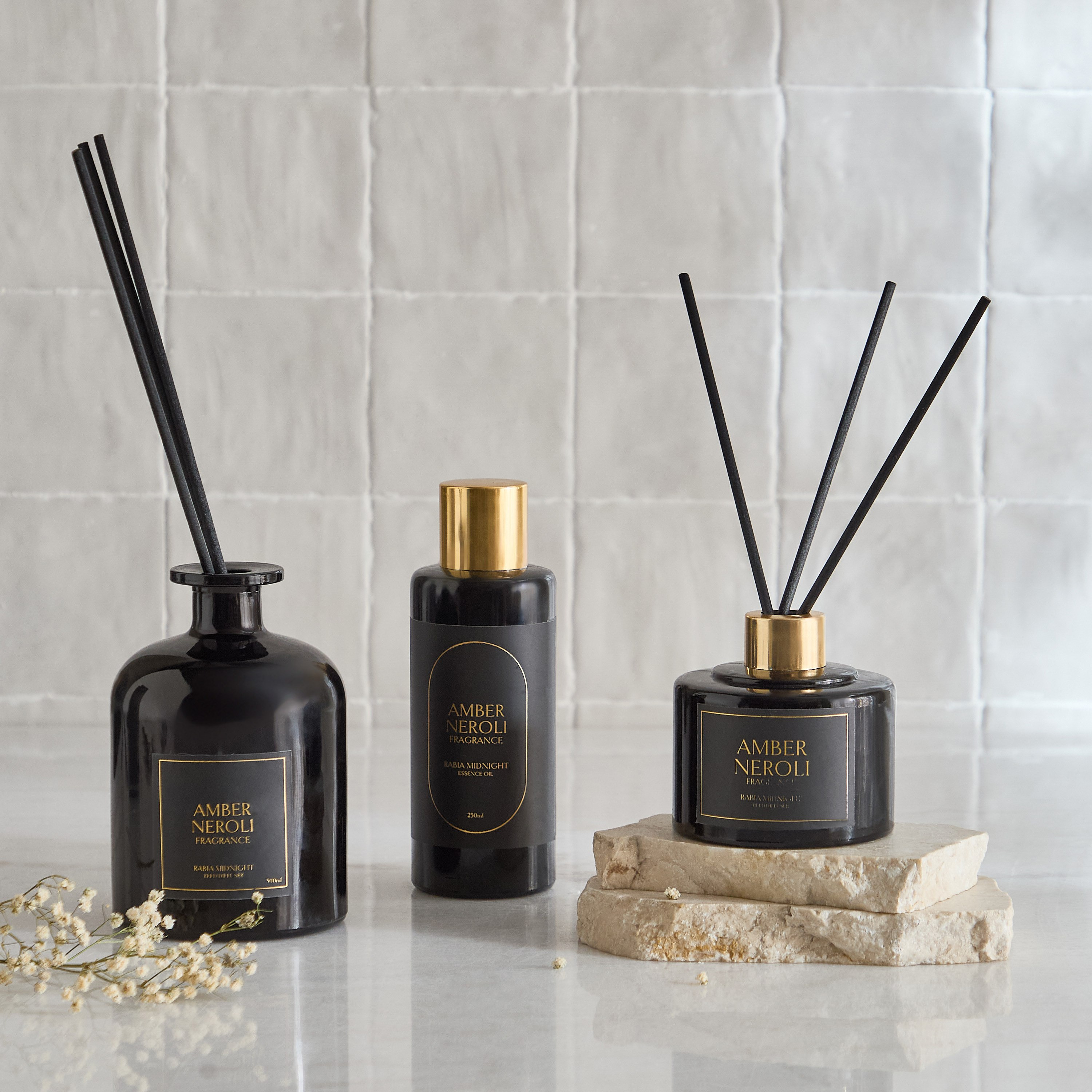 موزع عطور بالأعواد برائحة ميدنايت عنبر ونيرولي من ربيع - 200 مل-hbxbedroom-homefragrance-diffusers-image-7