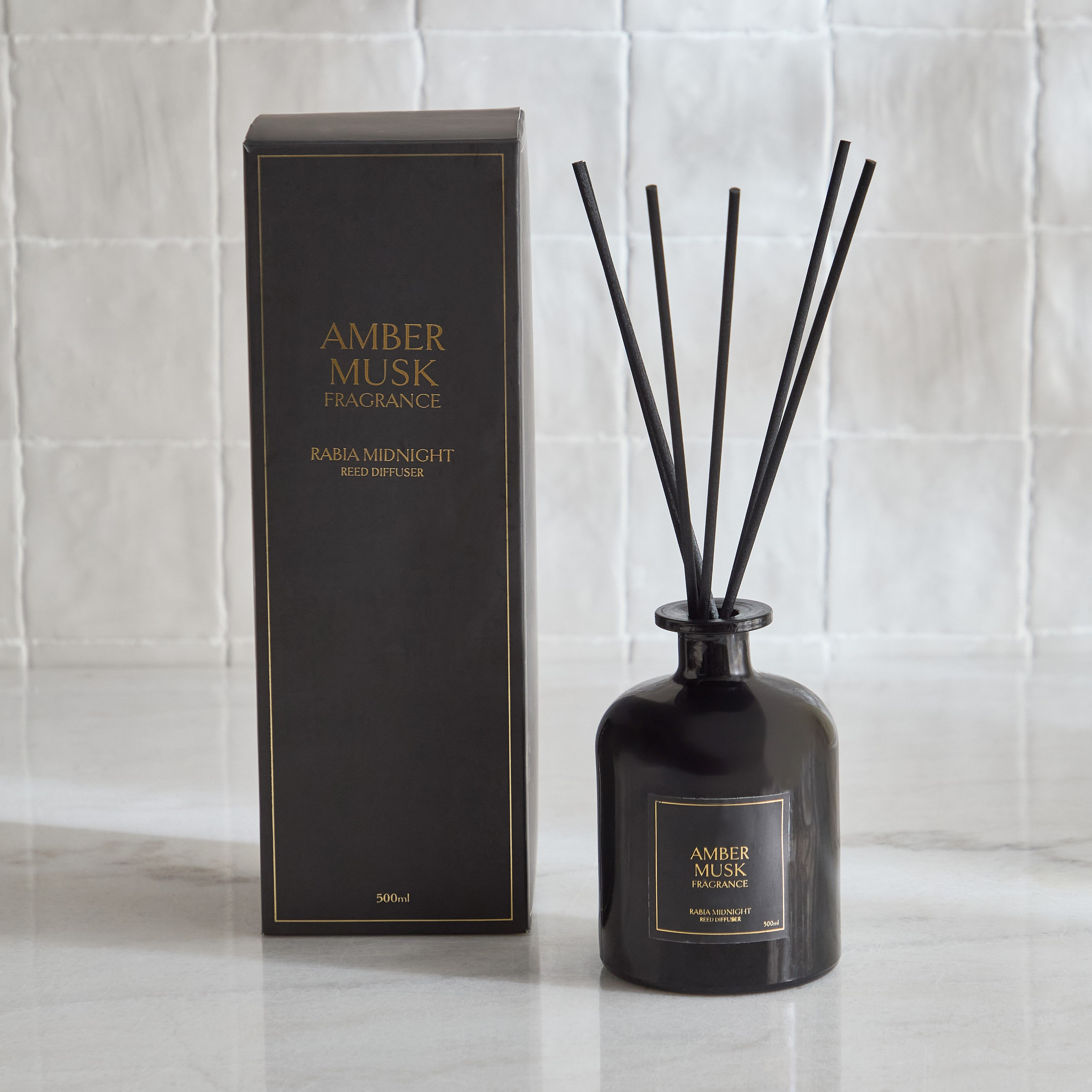 موزّع عطور بأعواد العنبر والمسك ميدنايت من رابيا – 500 مل-hbxbedroom-homefragrance-diffusers-image-5