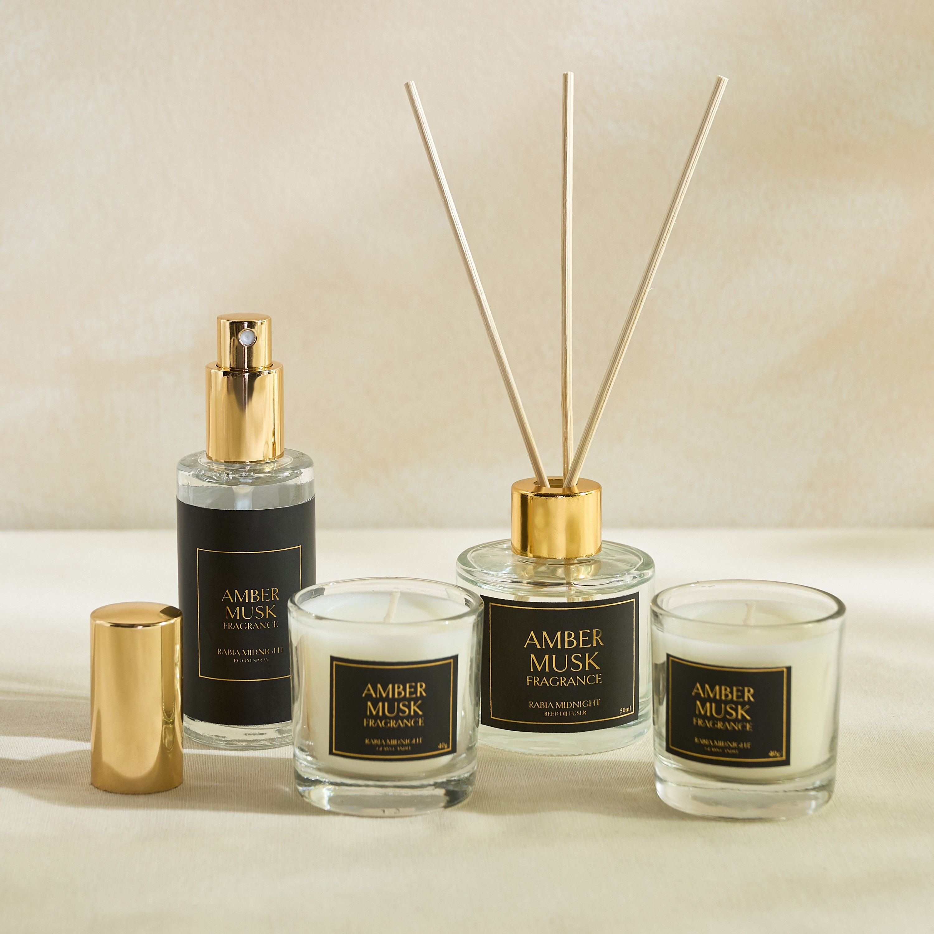 Rabia Midnight 4-Piece Fragrance Gift Set-hbxbedroom-homefragrance-diffusers-image-1