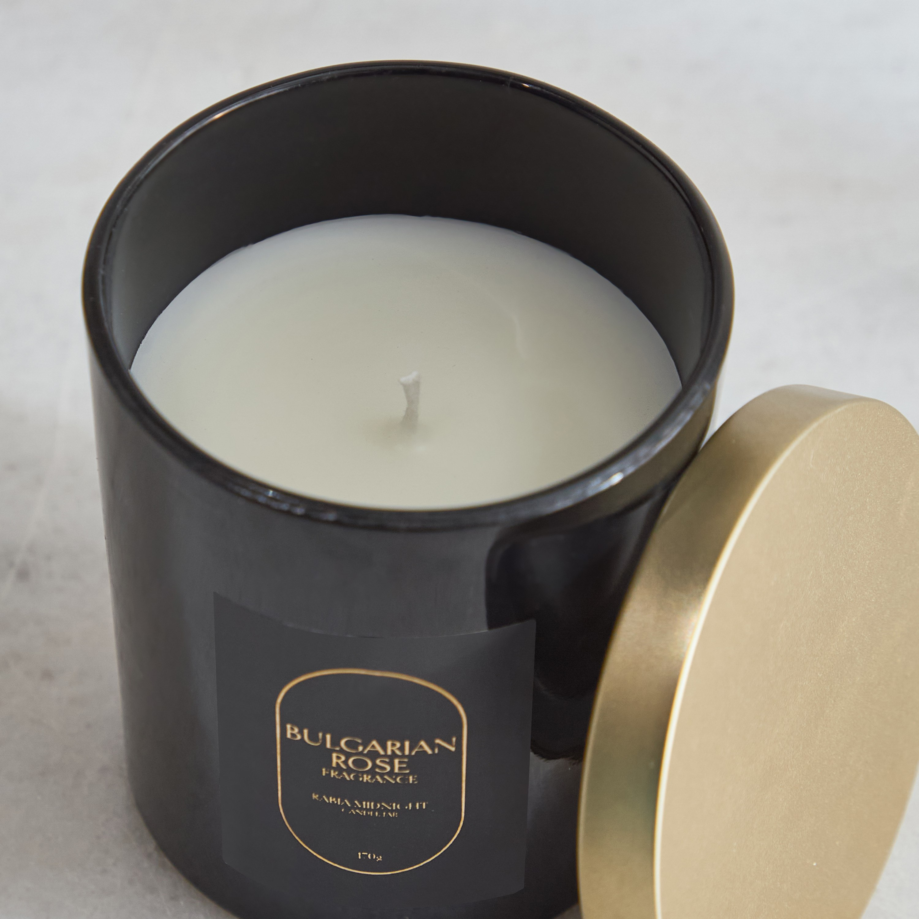 Rabia Midnight Bulgarian Rose Scented Jar Candle with Lid - 170 g-hbxlivingroom-decorandaccessories-candles-image-7