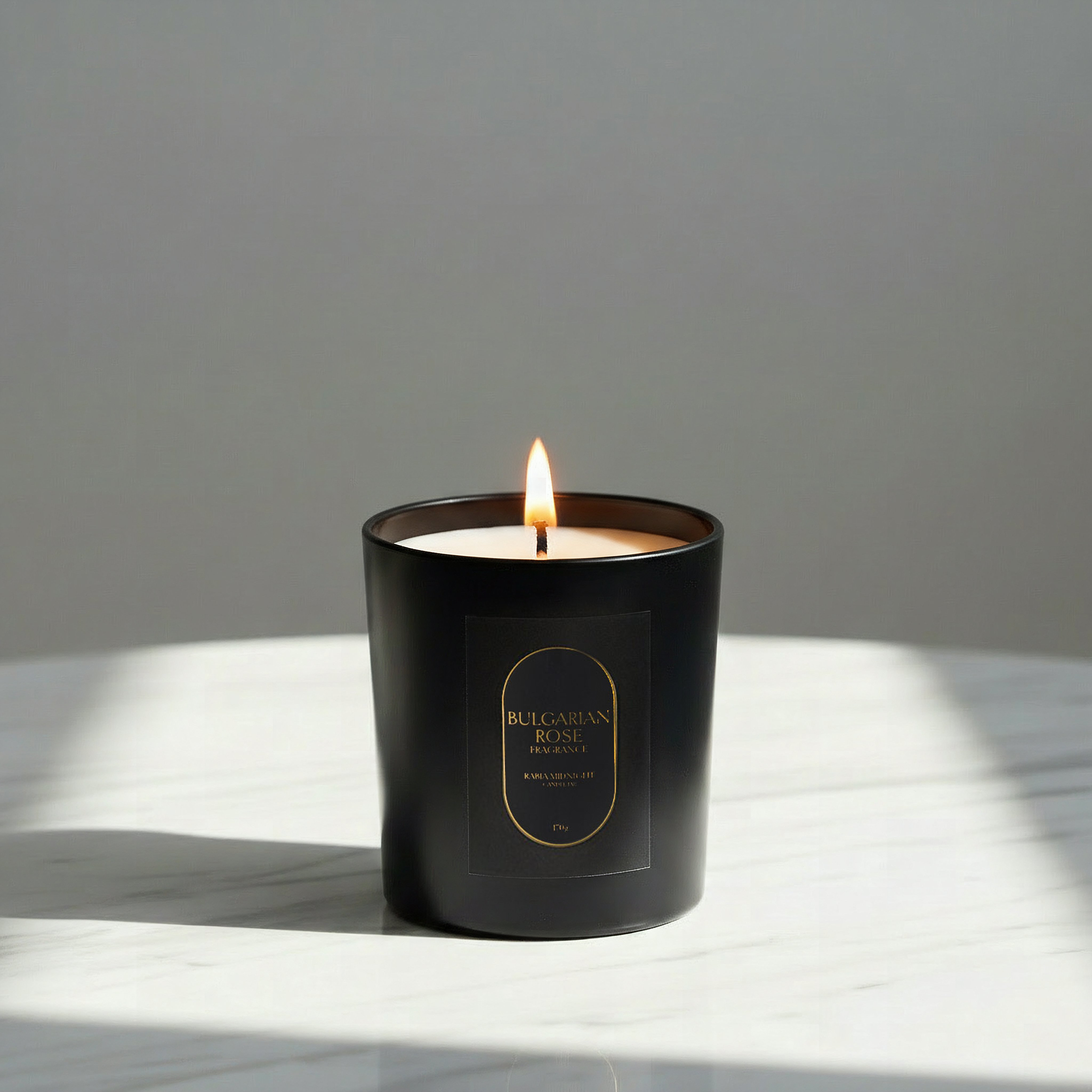 Rabia Midnight Bulgarian Rose Scented Jar Candle with Lid - 170 g-hbxlivingroom-decorandaccessories-candles-image-2