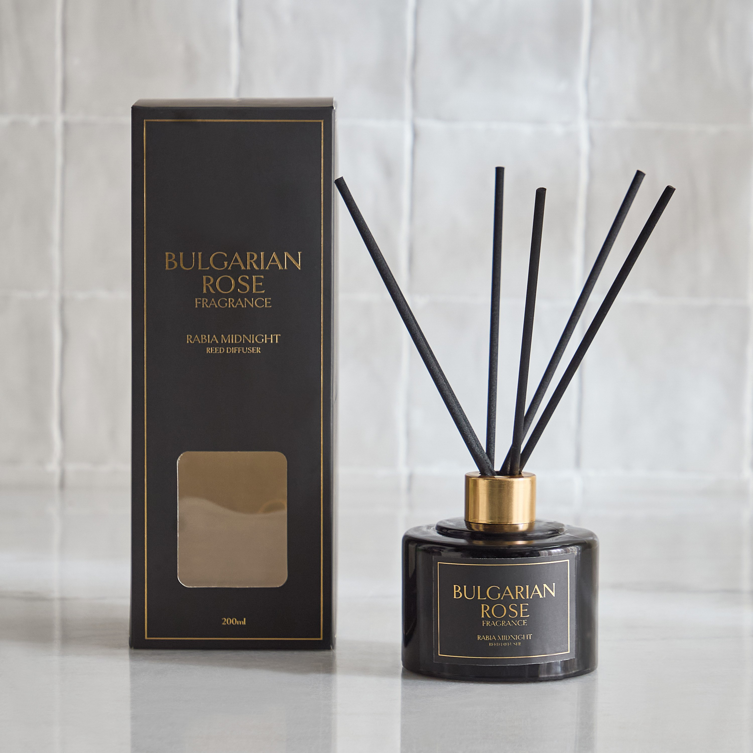 موزع عطور بالأعواد برائحة ميدنايت ورد بلغاري من ربيع - 200 مل-hbxbedroom-homefragrance-diffusers-image-5