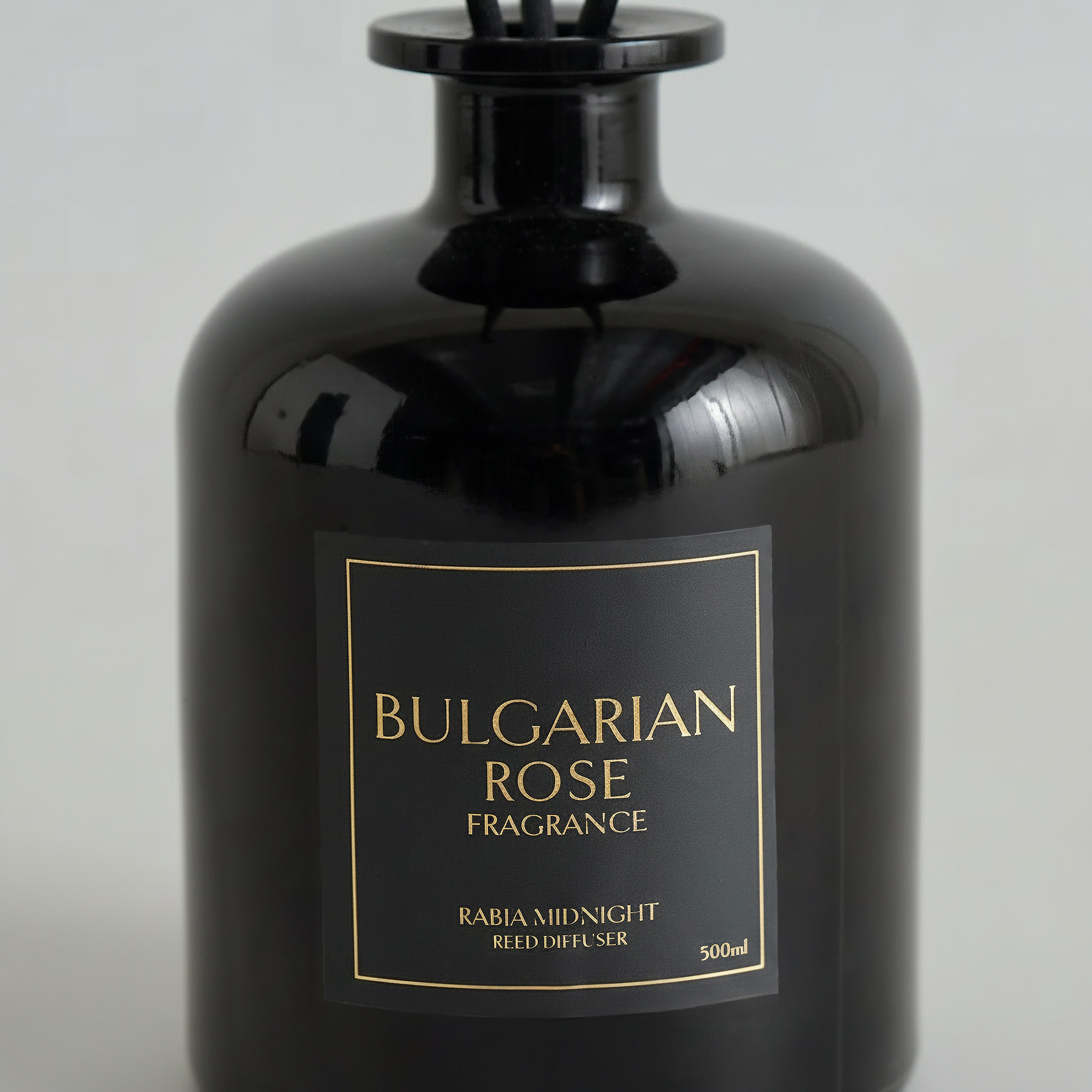 Rabia Midnight Bulgarian Rose Scented Reed Diffuser - 500 ml-hbxbedroom-homefragrance-diffusers-image-2