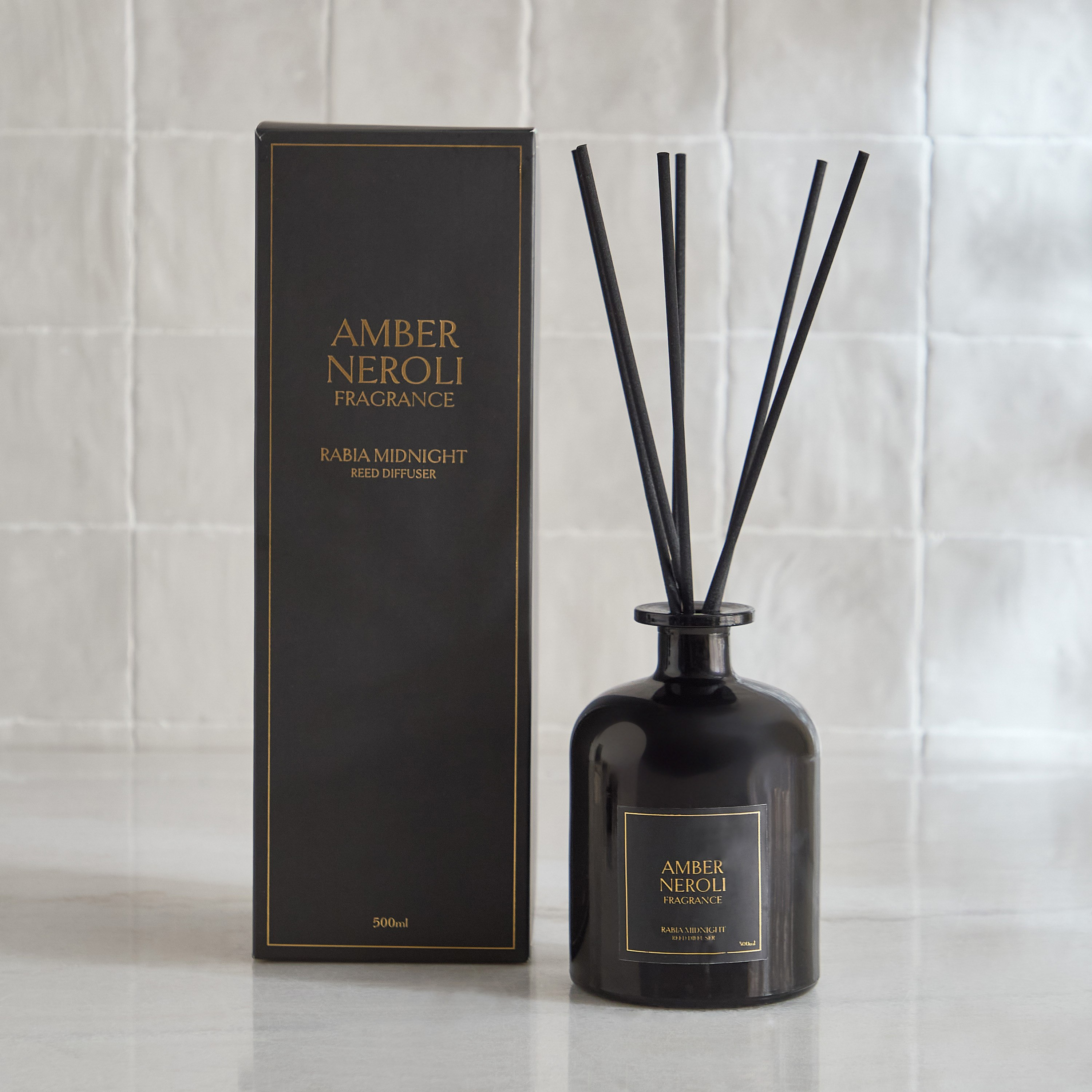 موزّع عطور بأعواد العنبر ونيرولي ميدنايت من رابيا - 500 مل-hbxbedroom-homefragrance-diffusers-image-5