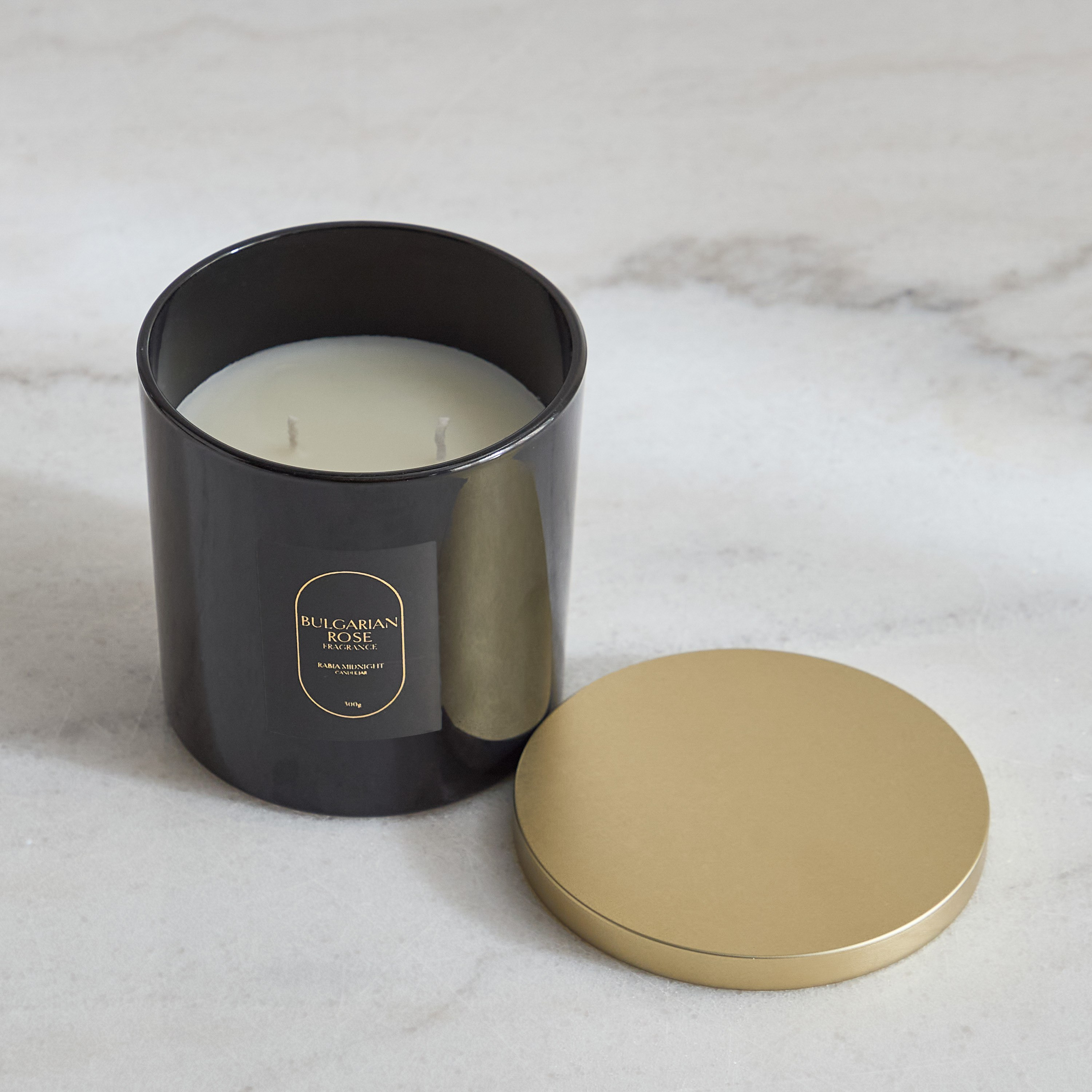 Rabia Midnight Bulgarian Rose Scented Jar Candle with 2 Wicks - 300 g-hbxlivingroom-decorandaccessories-candles-image-6
