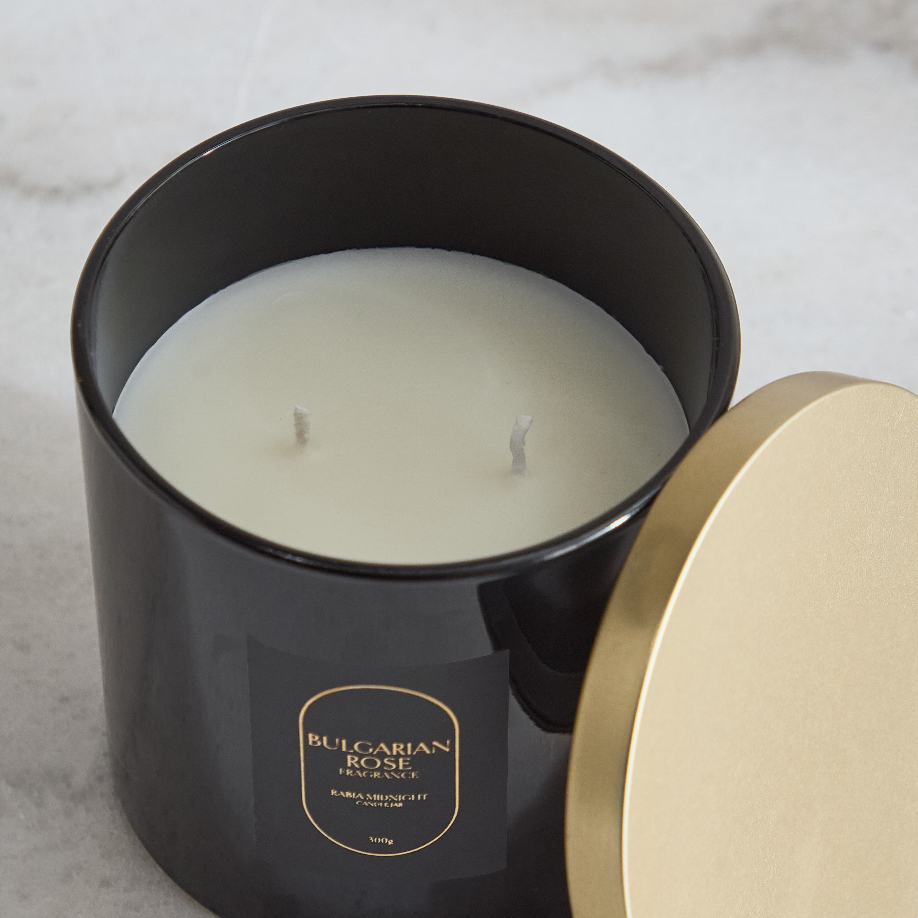Rabia Midnight Bulgarian Rose Scented Jar Candle with 2 Wicks - 300 g-hbxlivingroom-decorandaccessories-candles-image-7