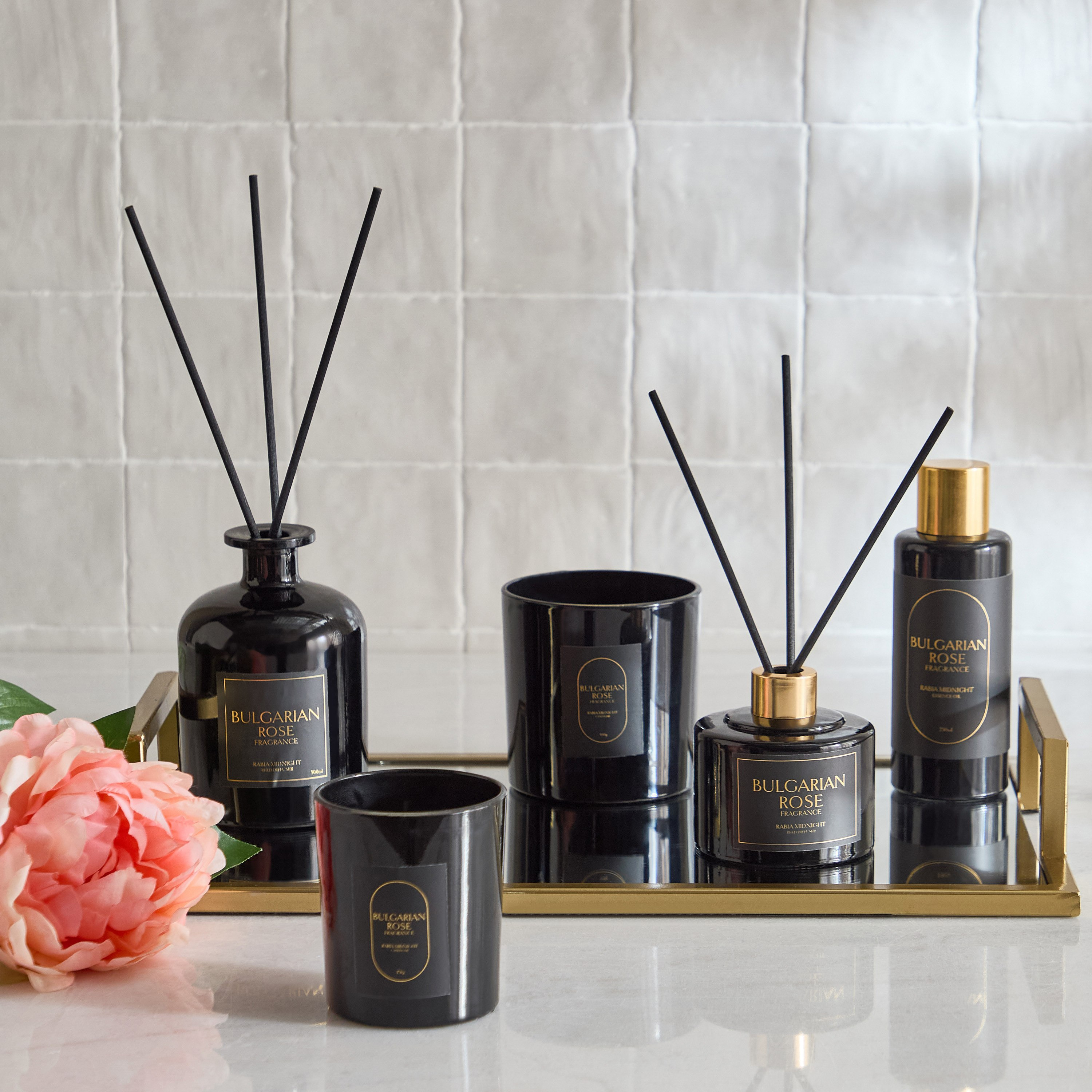 Rabia Midnight Bulgarian Rose Scented Jar Candle with 2 Wicks - 300 g-hbxlivingroom-decorandaccessories-candles-image-8