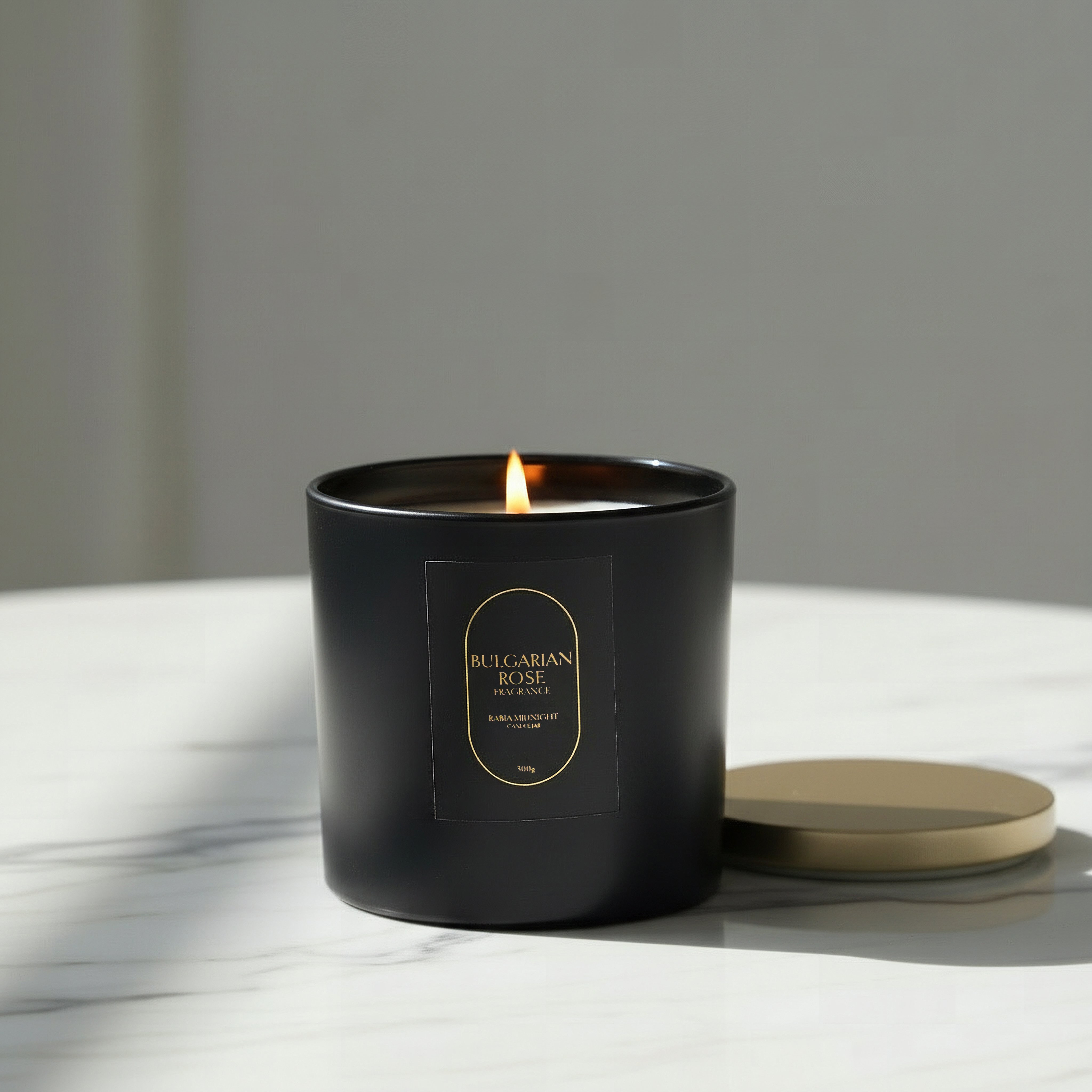 Rabia Midnight Bulgarian Rose Scented Jar Candle with 2 Wicks - 300 g-hbxlivingroom-decorandaccessories-candles-image-2
