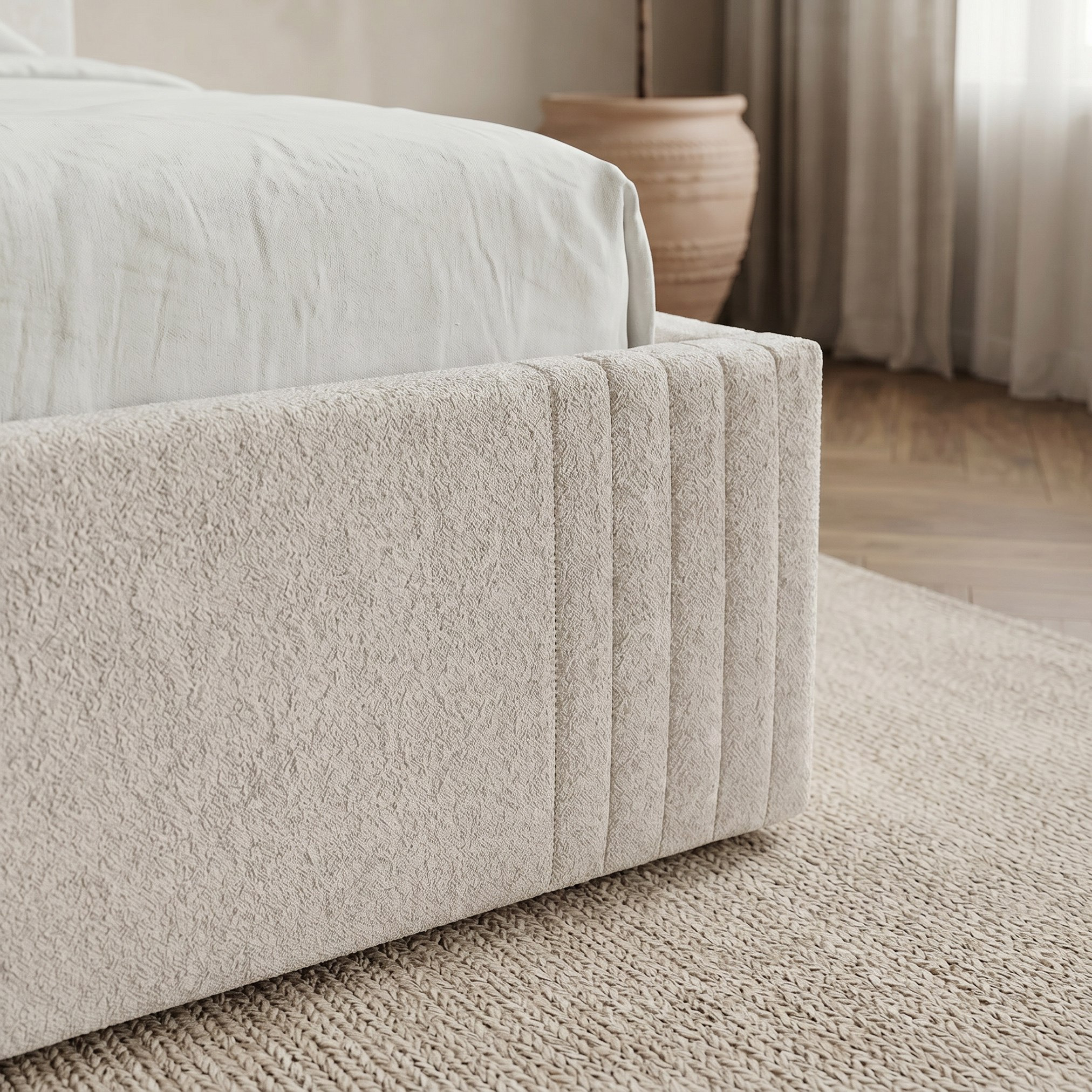 Movo Bellagio Upholstered Hydraulic Storage 4-Piece King Bedroom Set - 180x200 cm-hbxbedroom-bedsandbedsets-bedroomsets-king-image-4