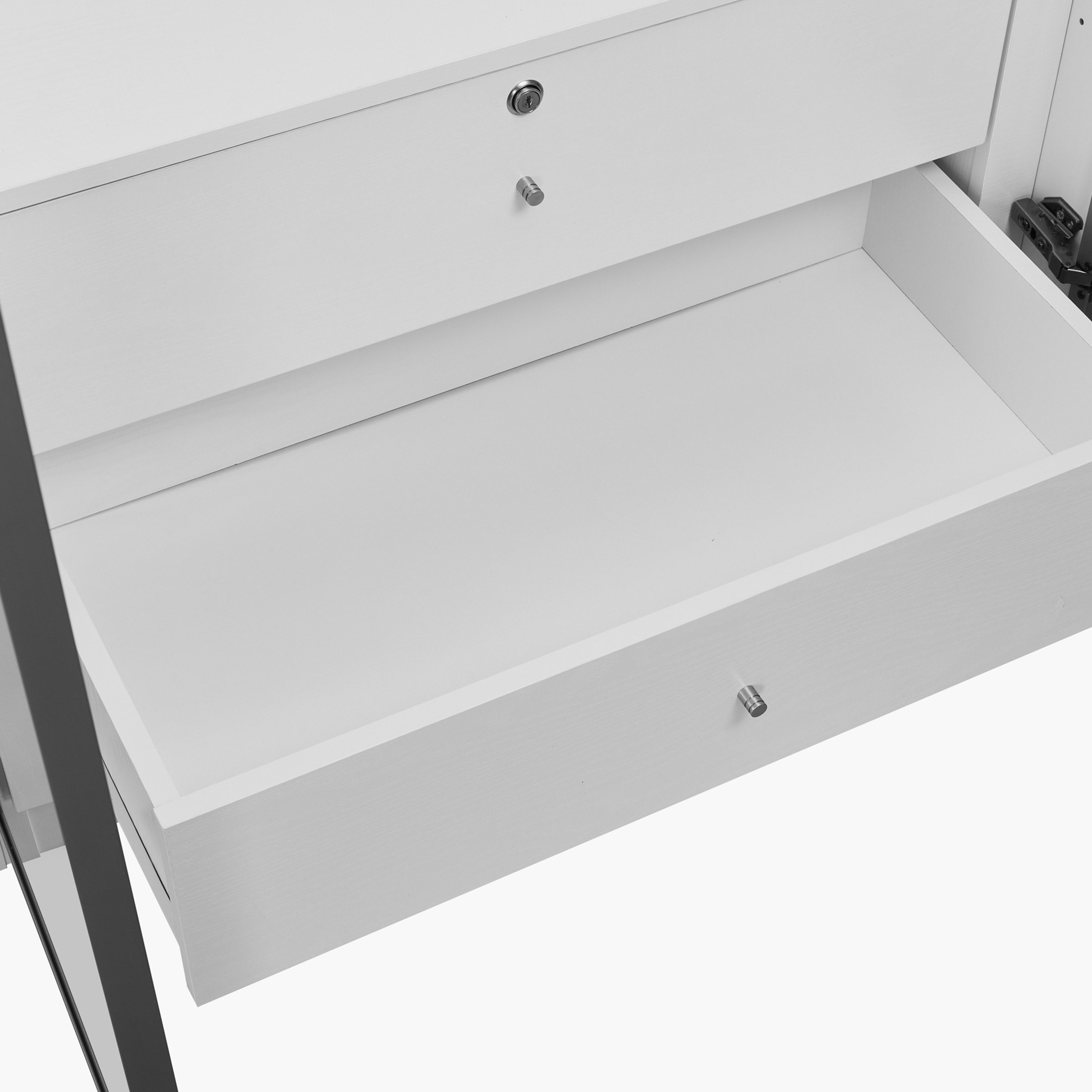 خزانة ملابس ذكية 6 أبواب بزجاج شفاف ودرجين من فرانكفورت-hbxfurniture-wardrobes-image-7