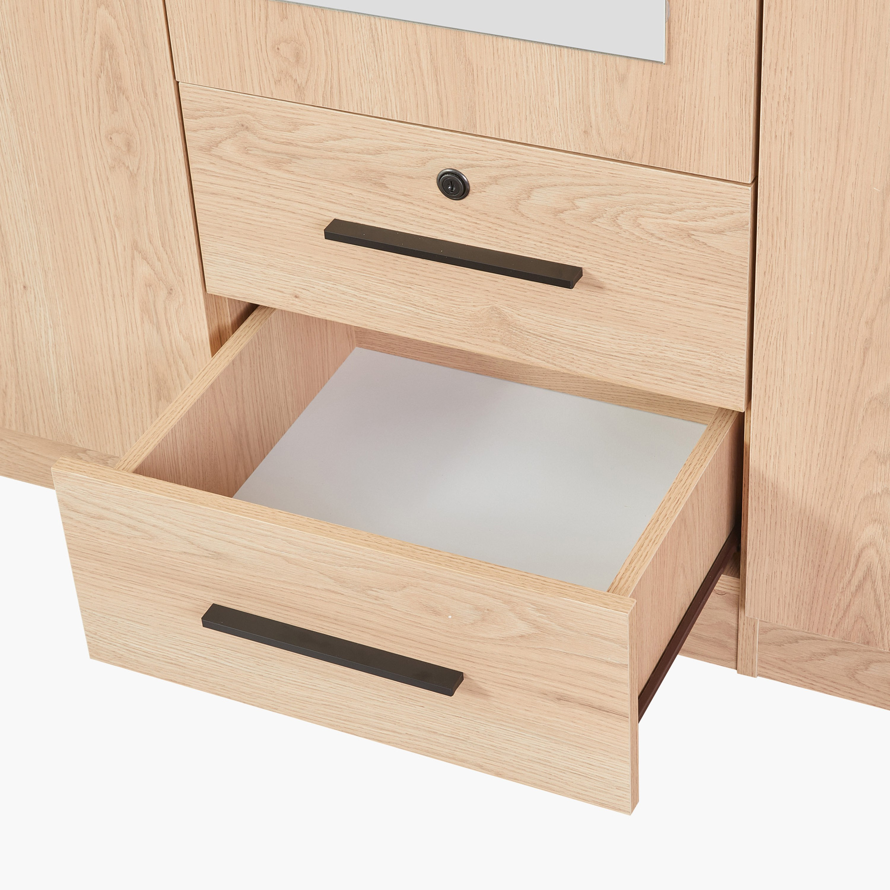 Movo Rivera 5 Door Wardrobe with 2 Drawers and Mirrors-hbxfurniture-wardrobes-image-4