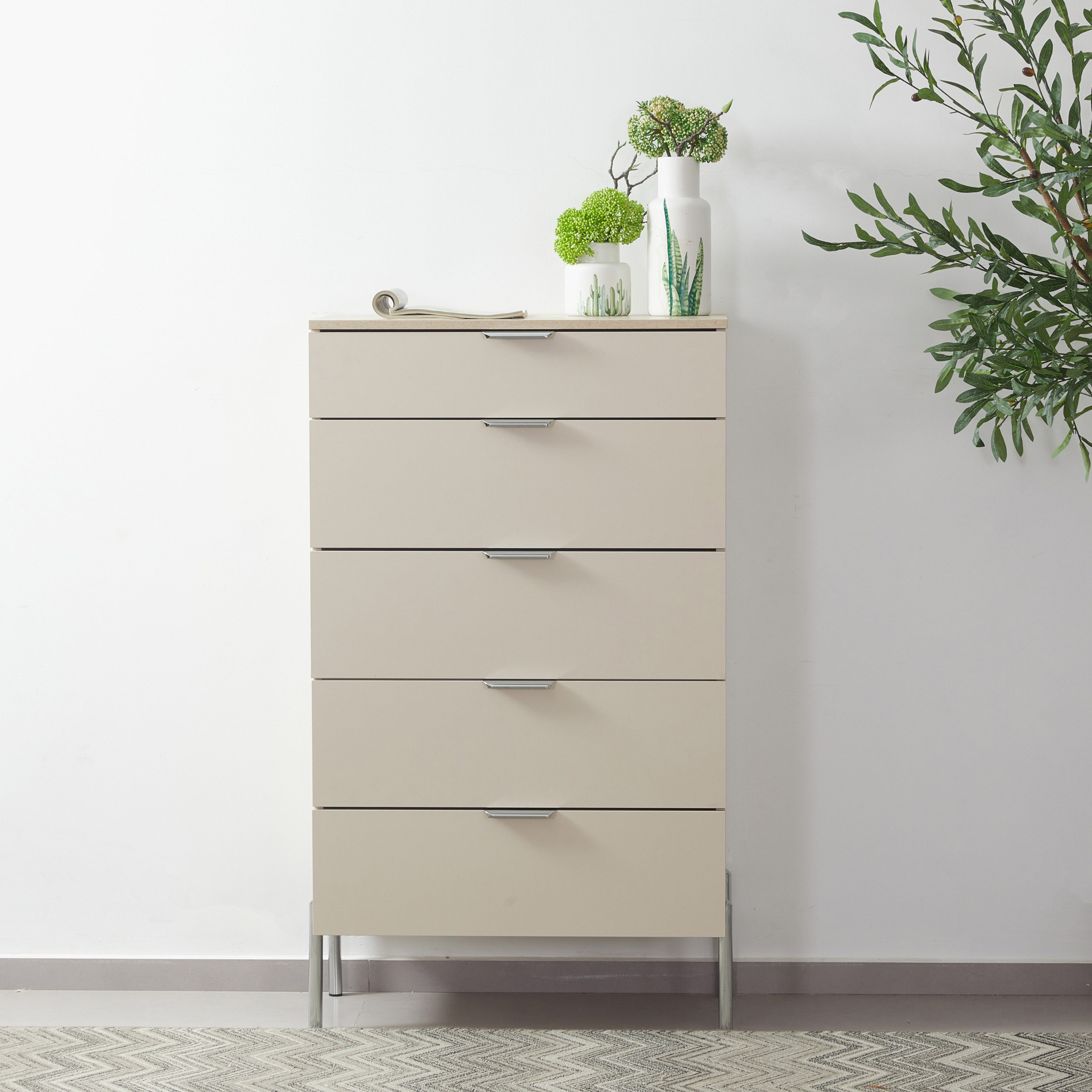 Teverina Chest Of 5 Drawers-hbxfurniture-dressersandchests-chestofdrawers-image-1