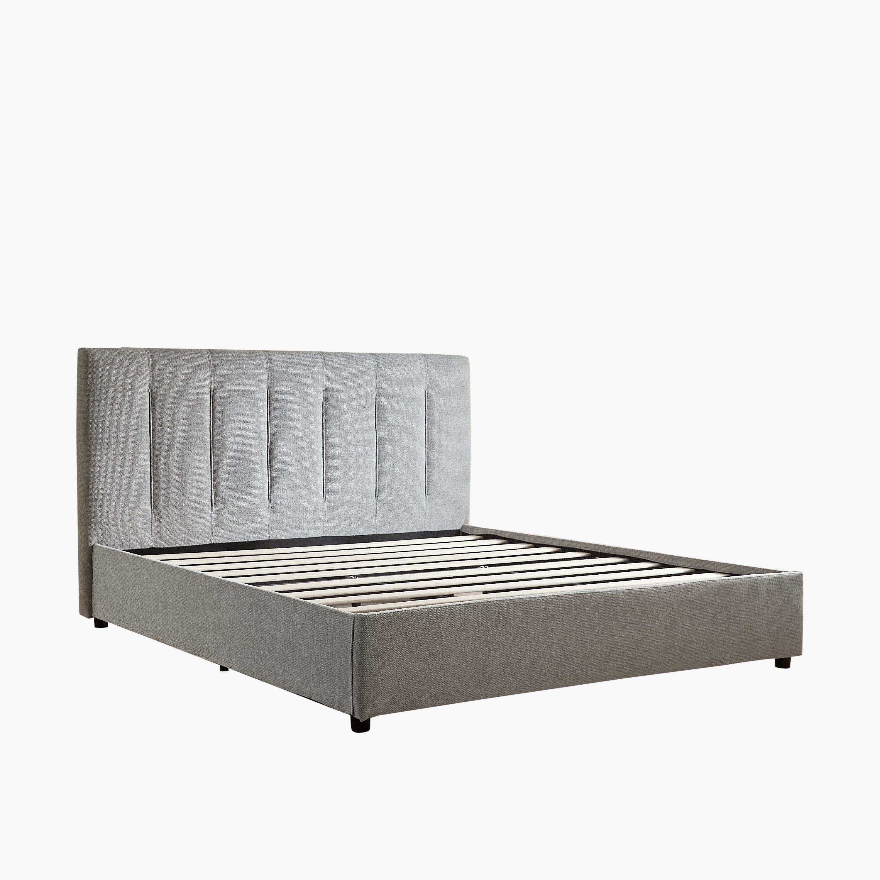 Movo Patara Ozon Upholstered Queen Bed - 160x200 cm-hbxbedroom-bedsandbedsets-beds-queen-image-8