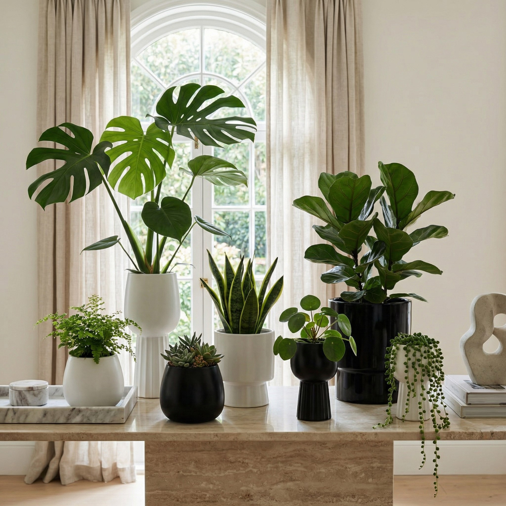 Sansa Siera Ceramic Planter - 15x15x19 cm-hbxhomeware-hbxdecorandfurnishings-image-5