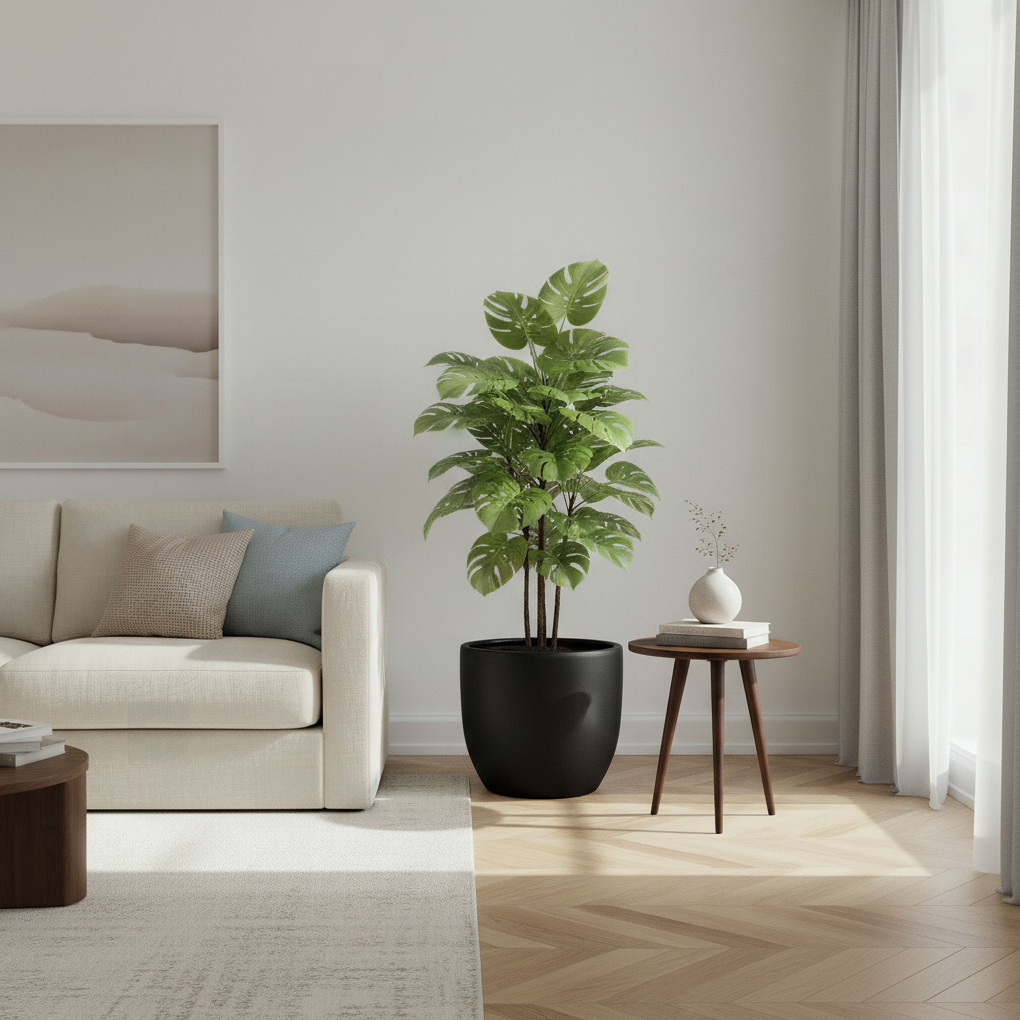 Sansa Siera Large Ceramic Planter - 32x32x29 cm-hbxhomeware-hbxdecorandfurnishings-image-3