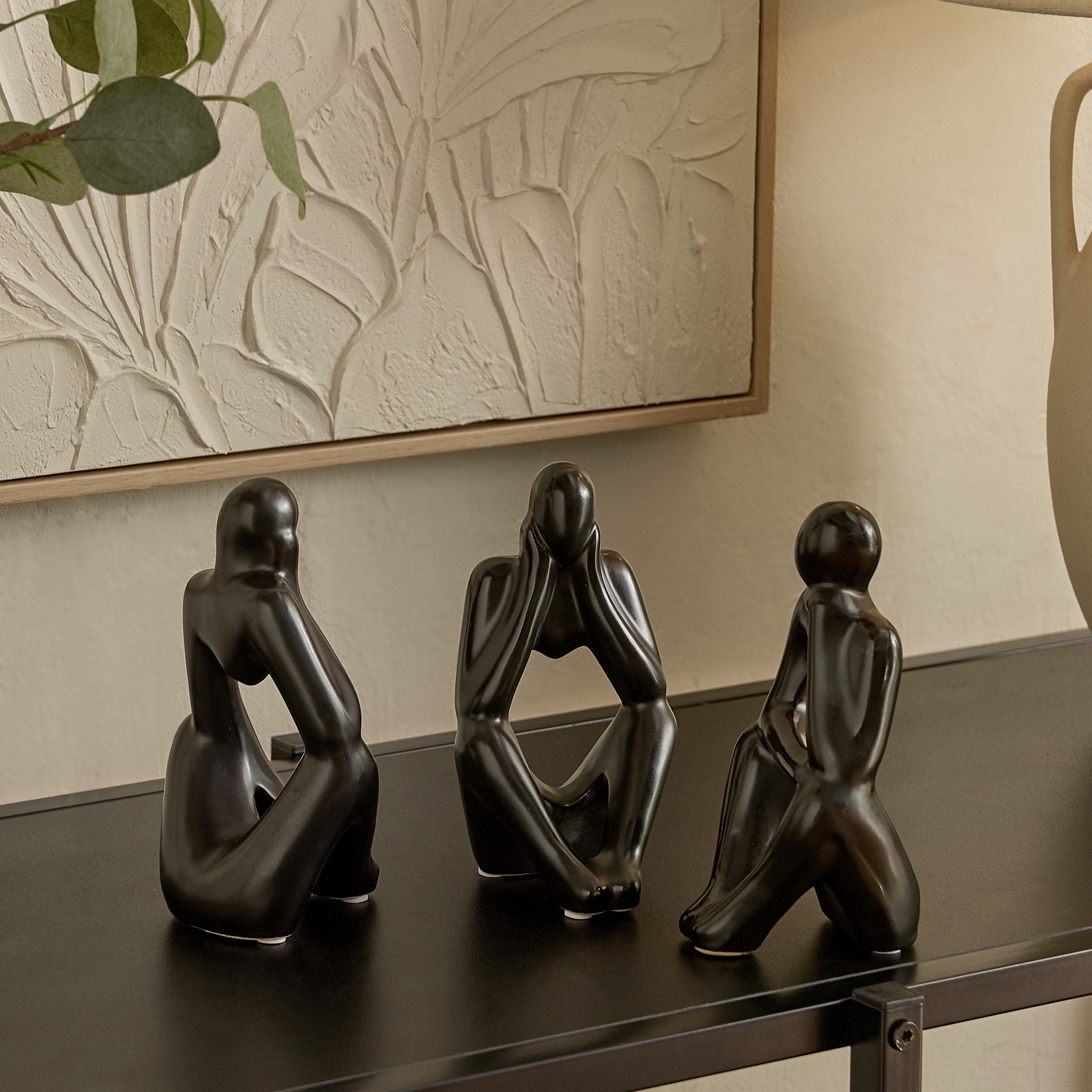 طقم قطع ديكور سيراميك 3 قطع من دون – 9×8.5×15.5 سم-hbxhomeware-homedecor-figurinesandornaments-image-2