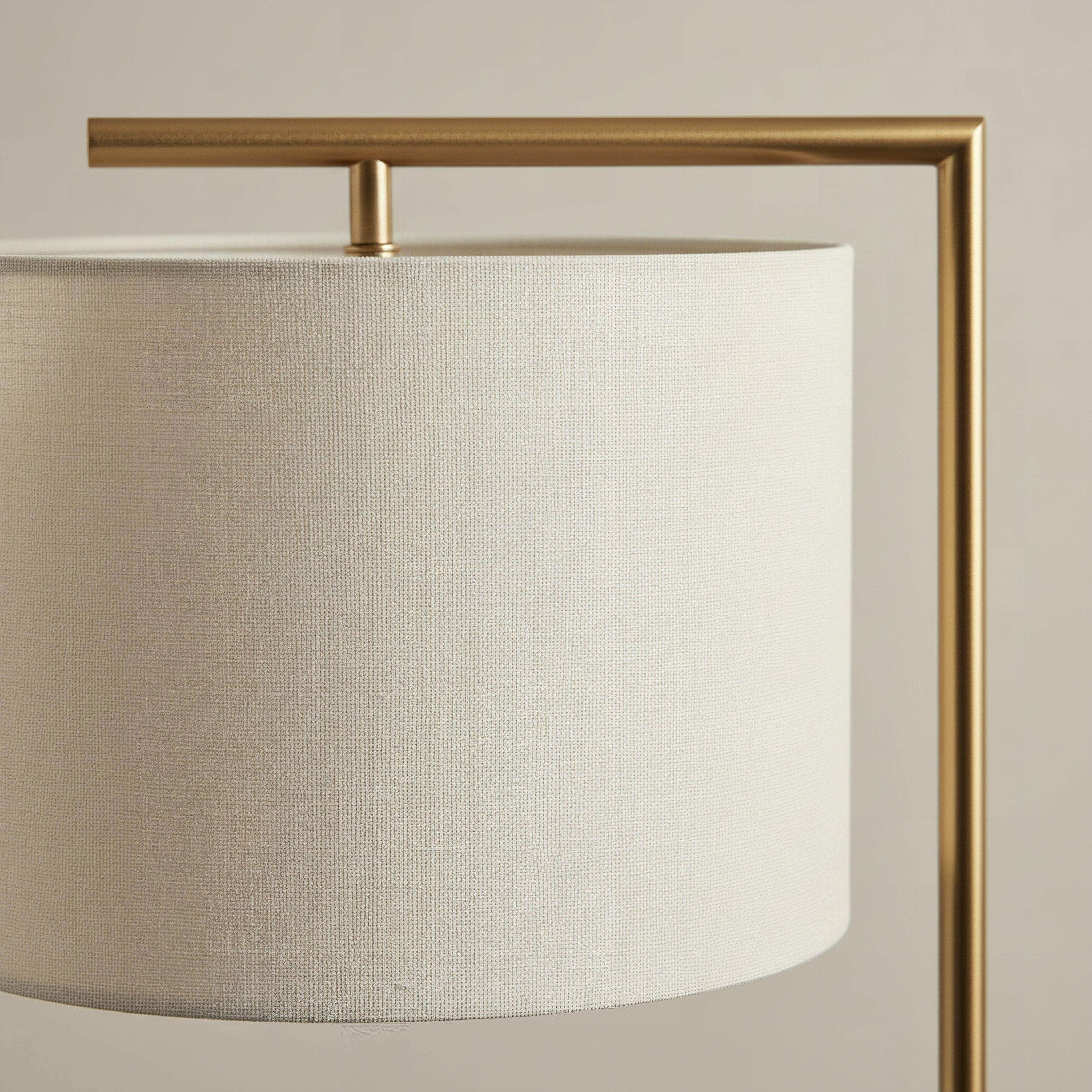 مصباح أرضية معدن بغطاء كتان من بيرمر - 40x160 سم-hbxhomeware-hbxlivingroom-image-3