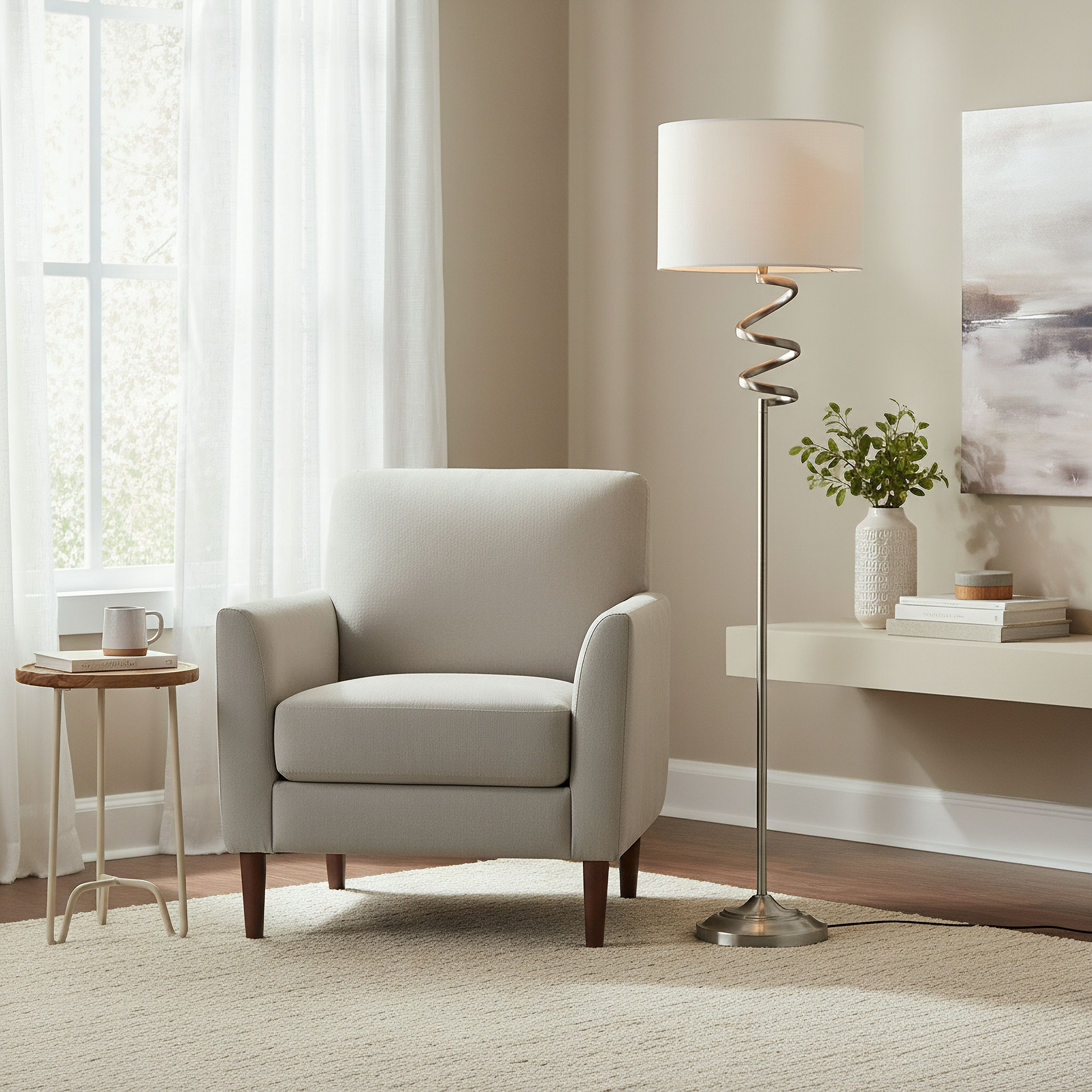 Bremer Metal Floor Lamp with Linen Shade - 35x156 cm-hbxhomeware-hbxlivingroom-image-5
