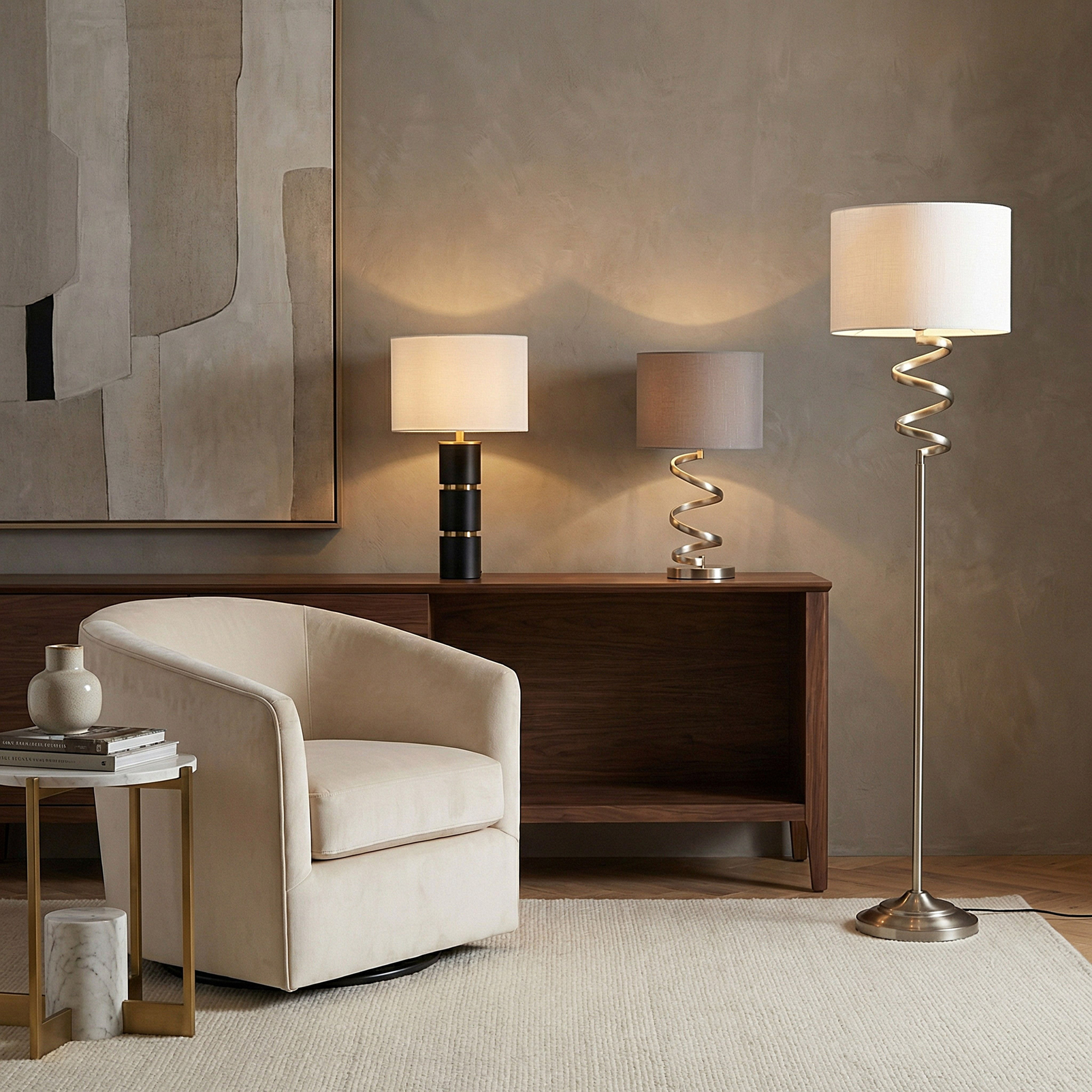 Bremer Metal Floor Lamp with Linen Shade - 35x156 cm-hbxhomeware-hbxlivingroom-image-6