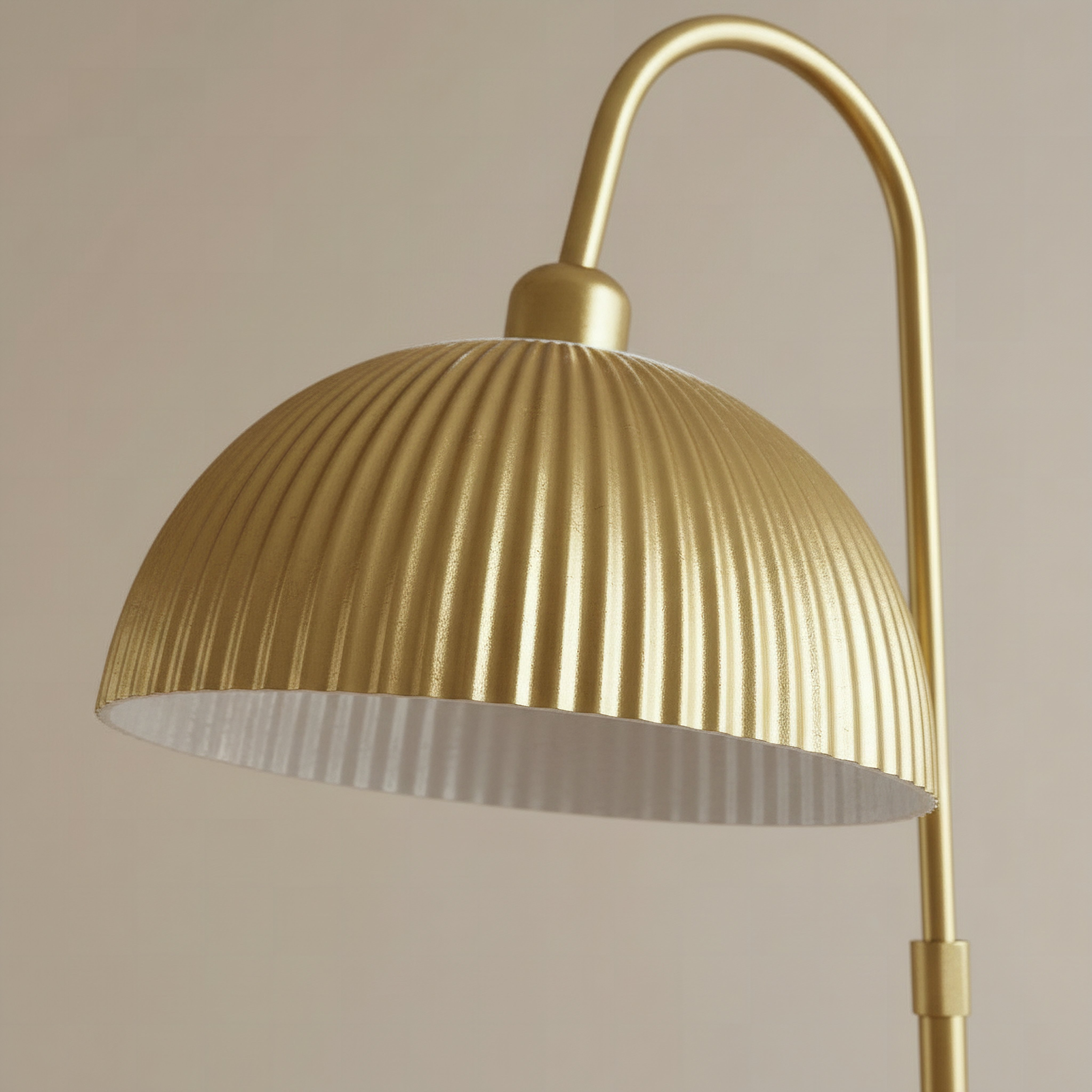 Bremer Metal Floor Lamp with Marble Top Side Table - 35x165 cm-hbxhomeware-hbxlivingroom-image-3
