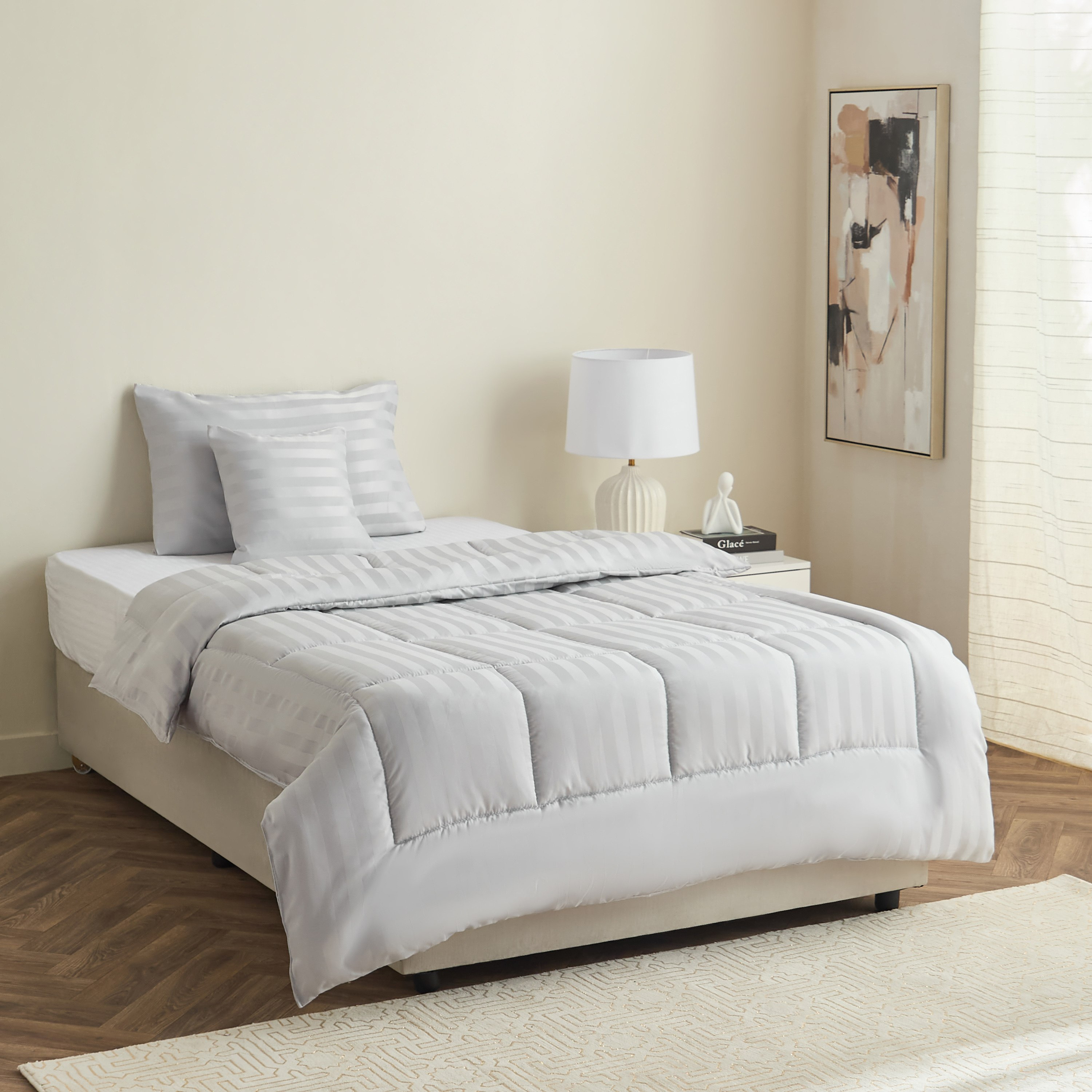 طقم لحاف توين مخطط ساتان 3 قطع من الألياف الدقيقة من ستانفورد - 160x220 سم-hbxhomeware-hbxdecorandfurnishings-image-7