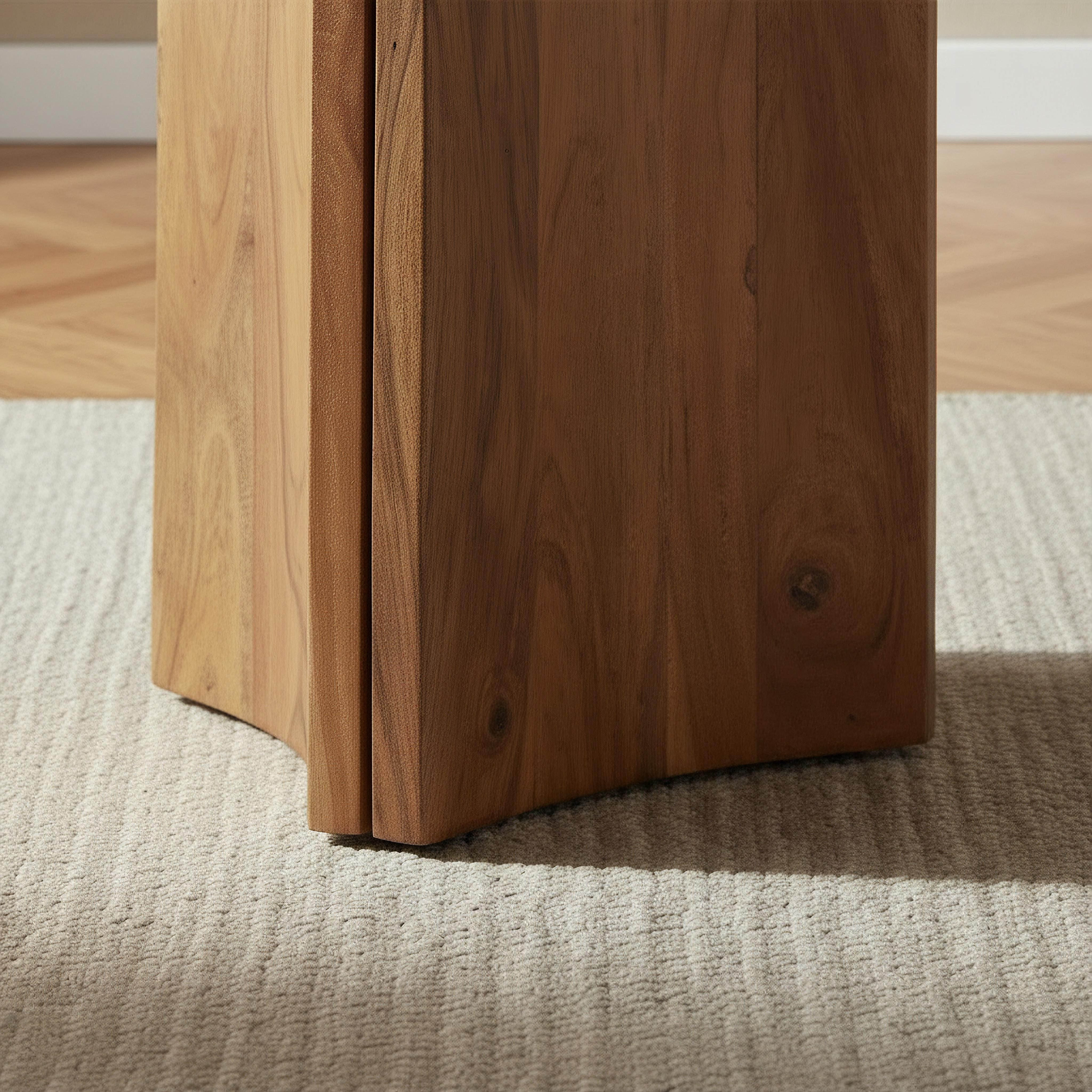 Cavon Orion Genuine Marble Top End Table with Solid Wood Base-hbxfurniture-livingroom-endtables-image-3