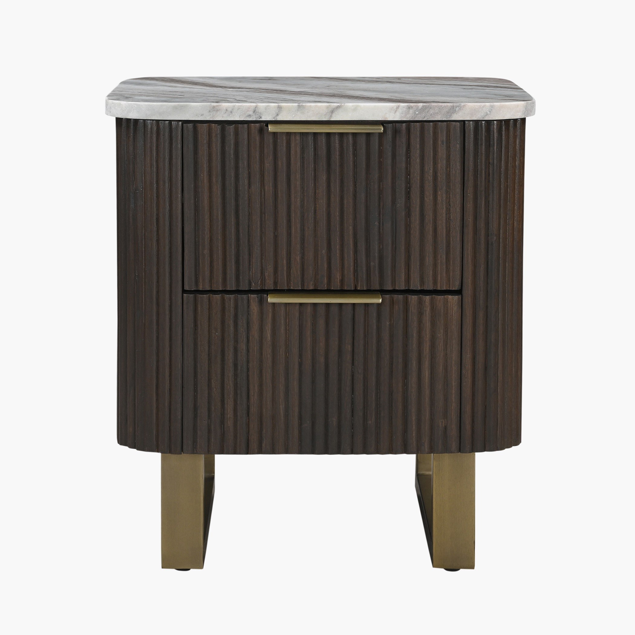طاولة سرير جانبية بدرجين من الخشب الصلب مع سطح رخام أصلي من كافون فابيو-hbxfurniture-bedroom-nightstands-image-7