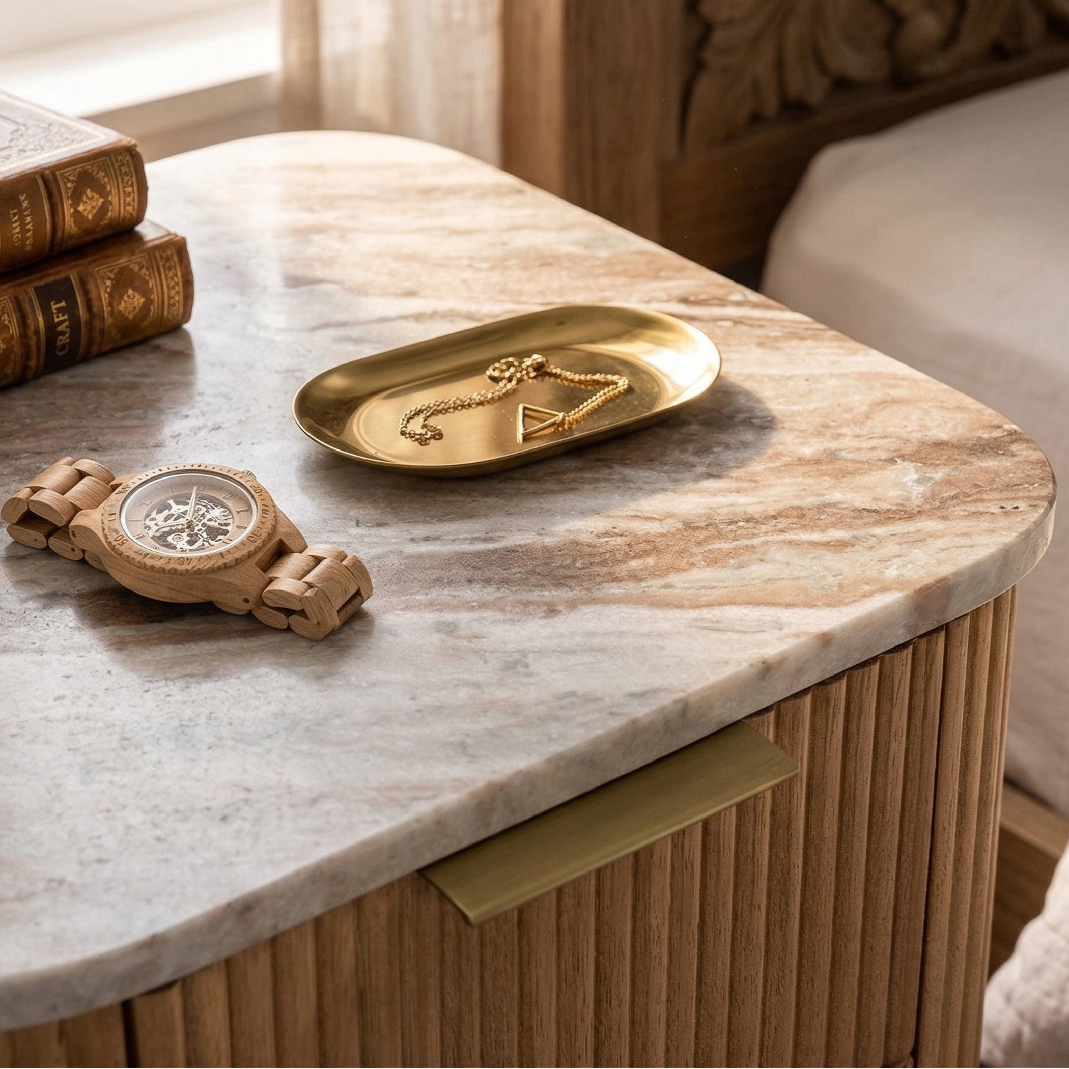 Cavon Fabio 2-Drawer Solid Wood Nightstand with Genuine Marble Top-PROMO_HB_UAE_HBX10_250526-image-3