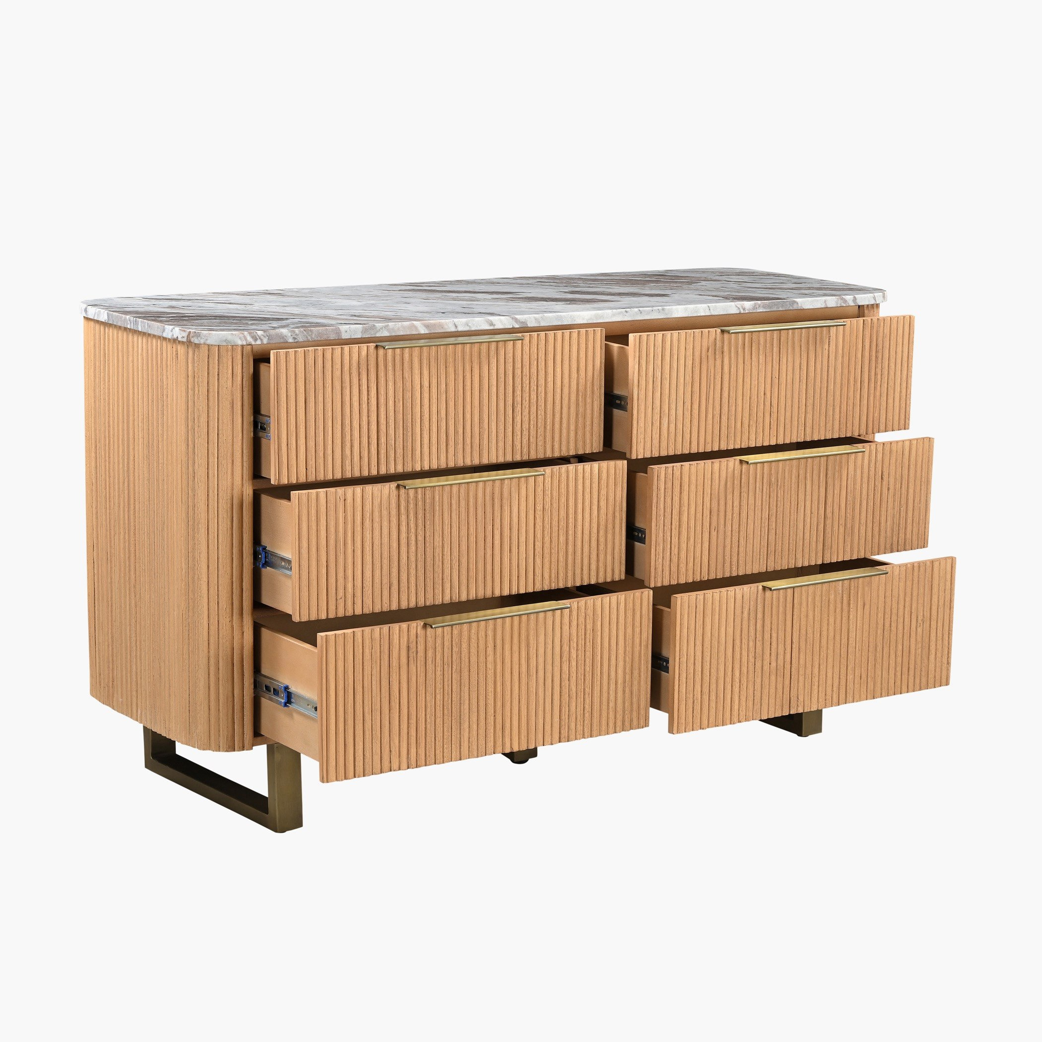 Cavon Fabio 6-Drawer Genuine Marble Top Solid Wood Dresser without Mirror-PROMO_HB_UAE_THRESHOLD_Furniture_020426-image-7
