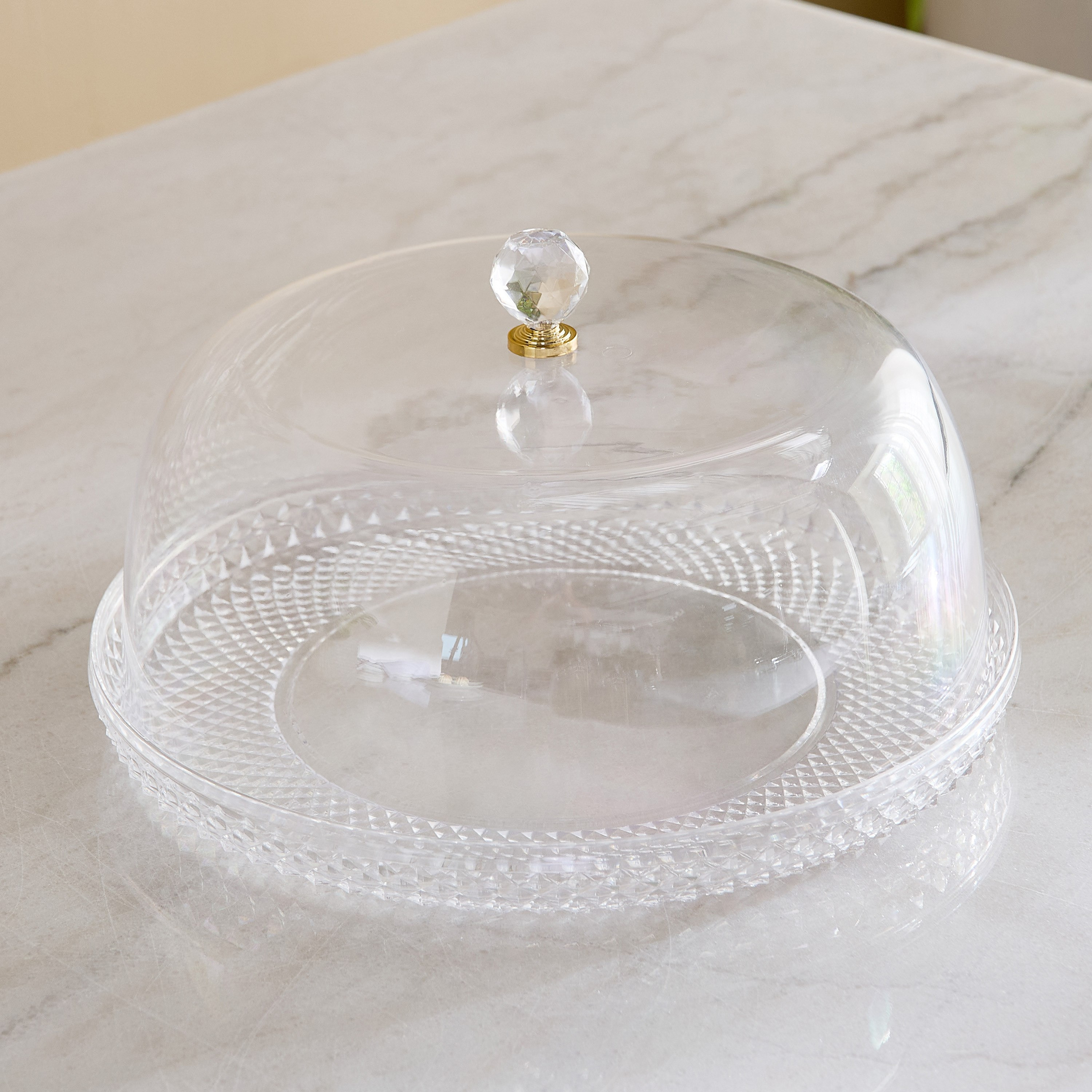 Atlanta Cake Dome - 33x33x19 cm-hbxdecorandfurnishings-tabletop-serveware-image-1