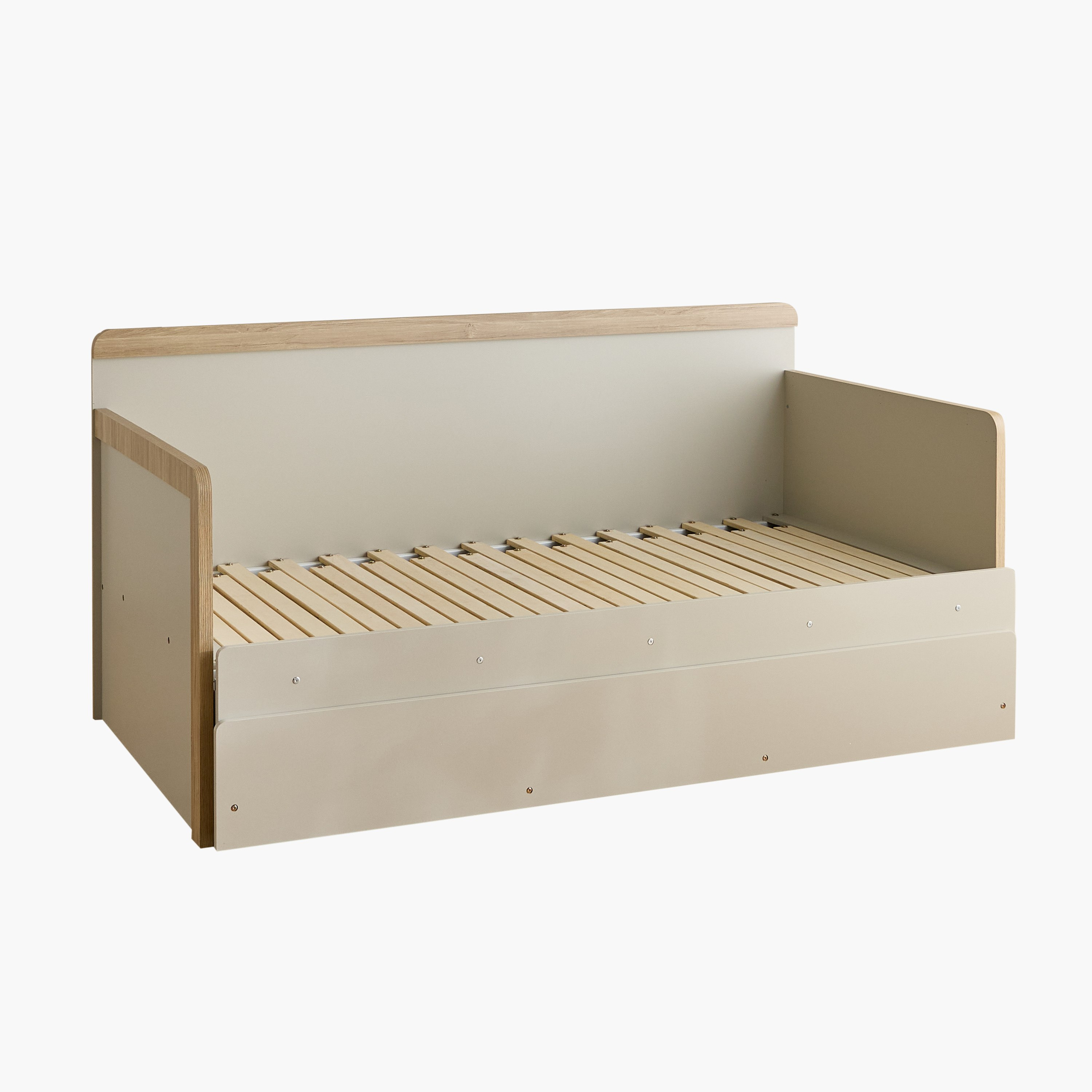 Movo Vasto Extendable Day Bed with Pullout and Drawer - 90-180x200 cm and 90x190 cm-hbxfurniture-bedsandbedsets-daybeds-image-12