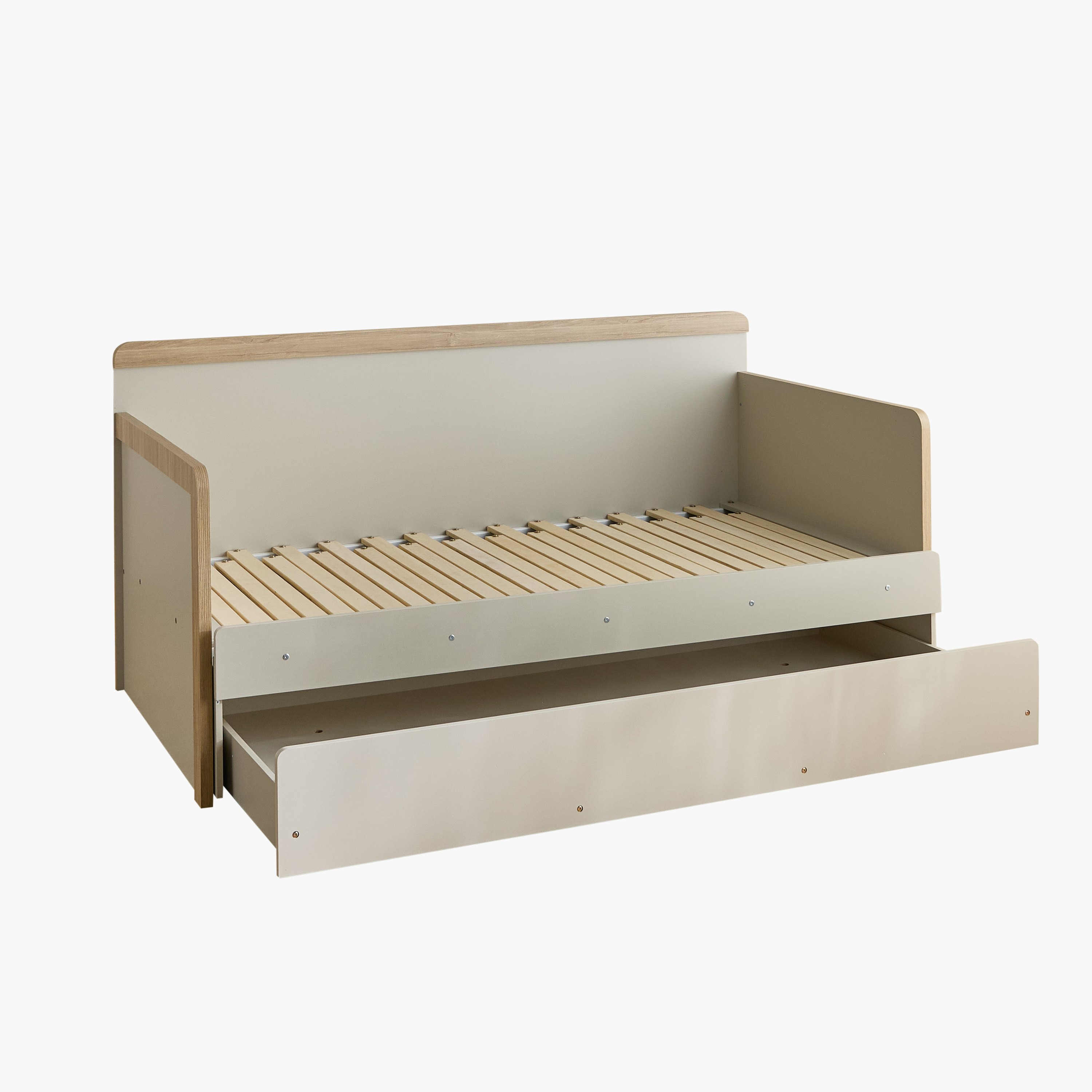 Movo Vasto Extendable Day Bed with Pullout and Drawer - 90-180x200 cm and 90x190 cm-hbxfurniture-bedsandbedsets-daybeds-image-13