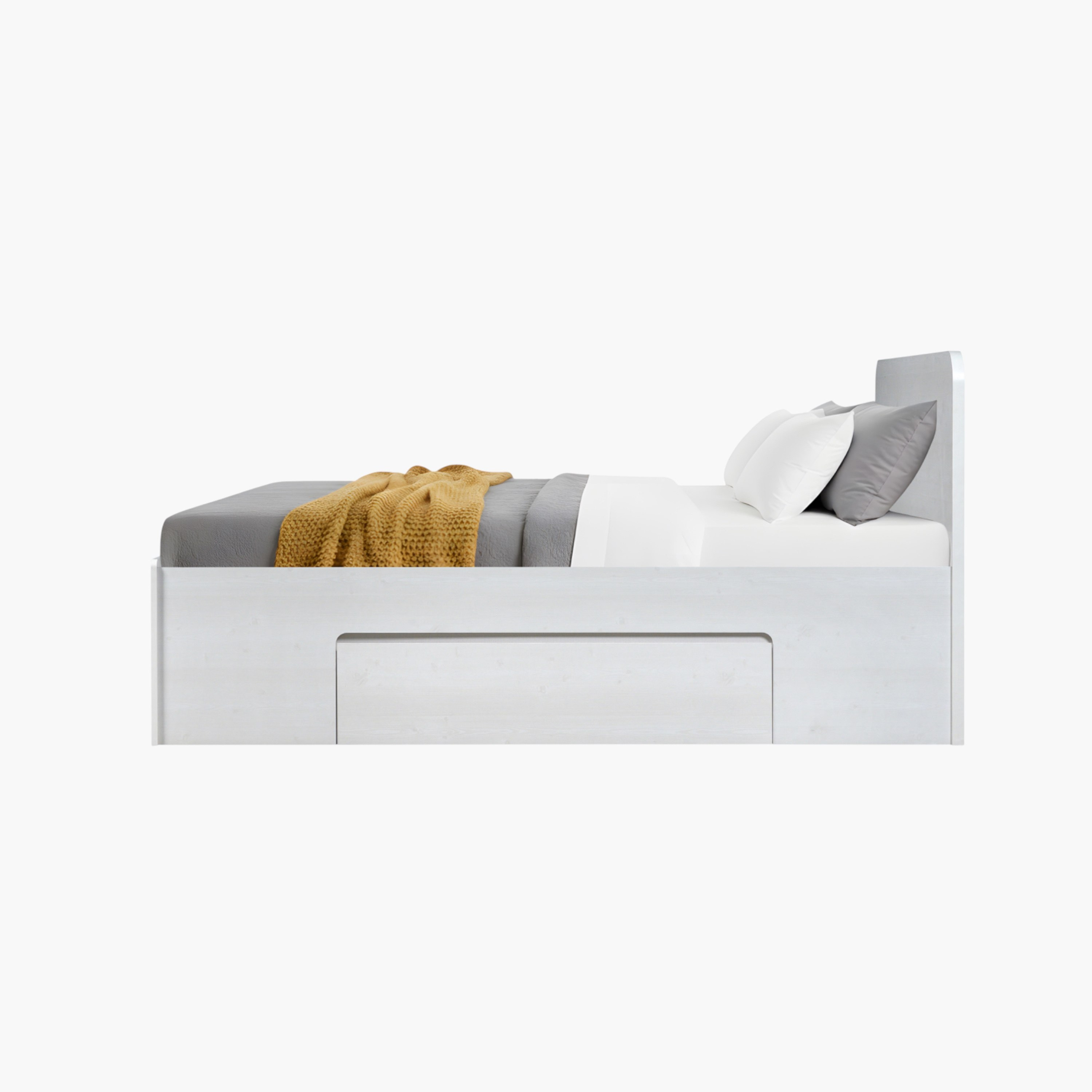 Movo Cervo Queen Bed with 3 Drawers - 160x200 cm-hbxbedroom-bedsandbedsets-beds-queen-image-4