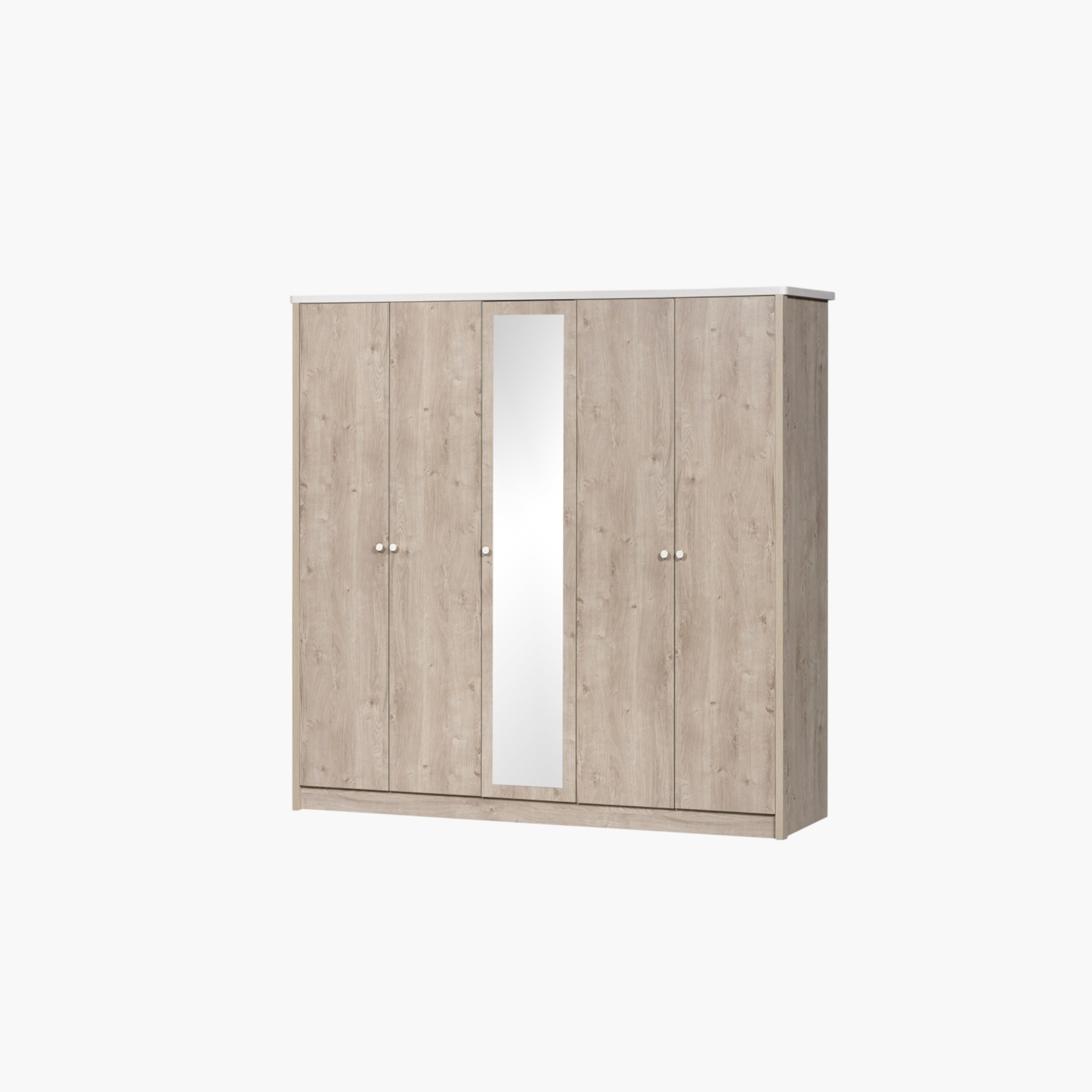 خزانة ملابس 5 أبواب مع مرآة كريسنت إن إكس تي من موفو-hbxfurniture-wardrobes-image-2