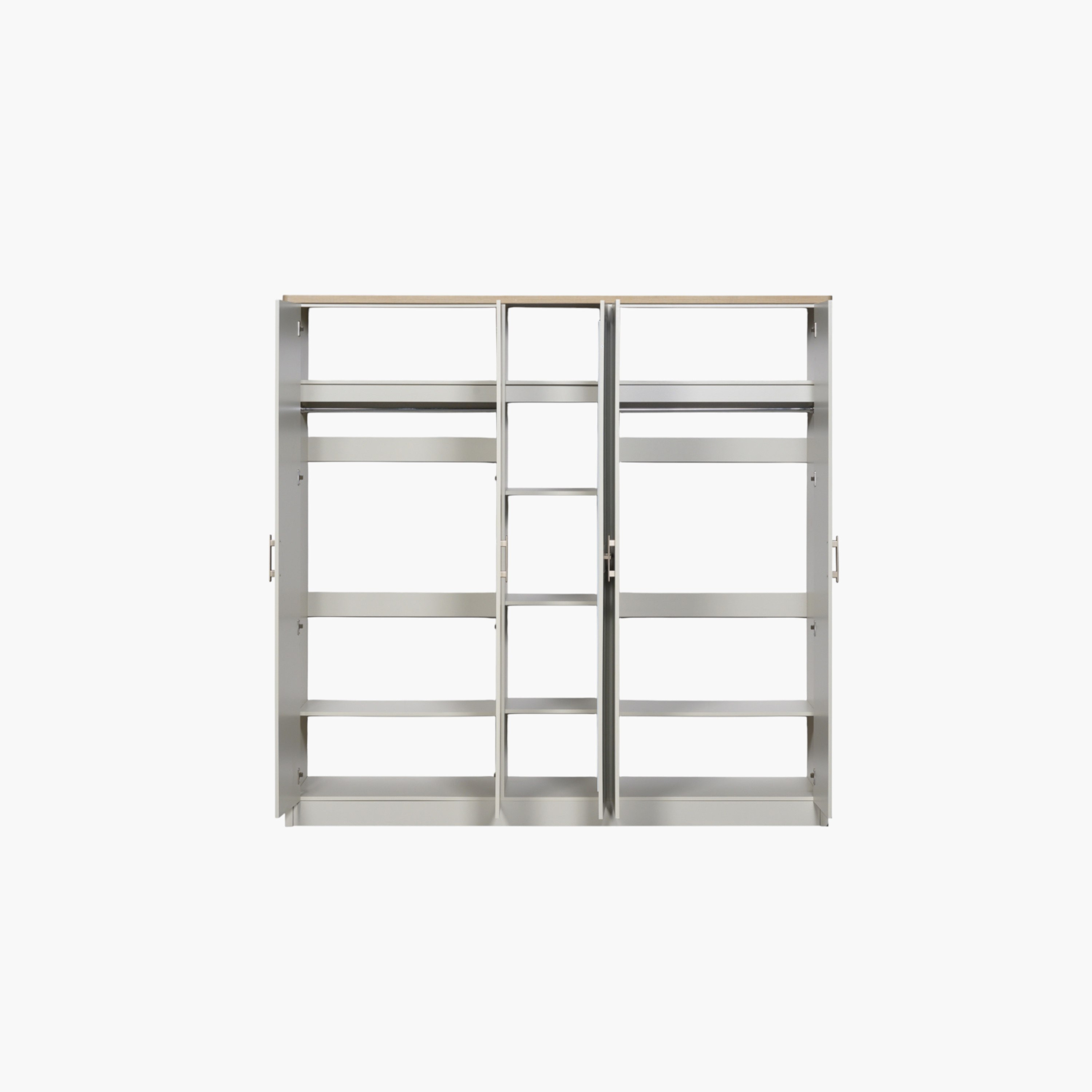 Movo Vasto 5-Door Wardrobe with Mirror-hbxfurniture-wardrobes-image-5