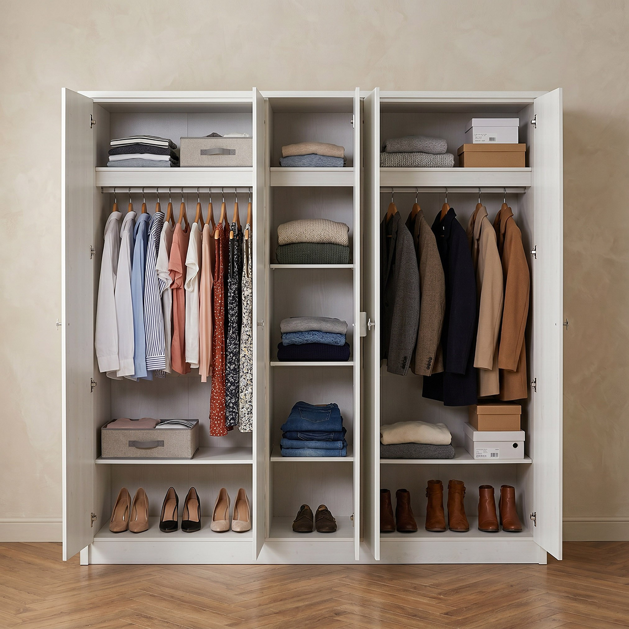 Movo Cervo 5-Door Wardrobe-hbxfurniture-wardrobes-image-3