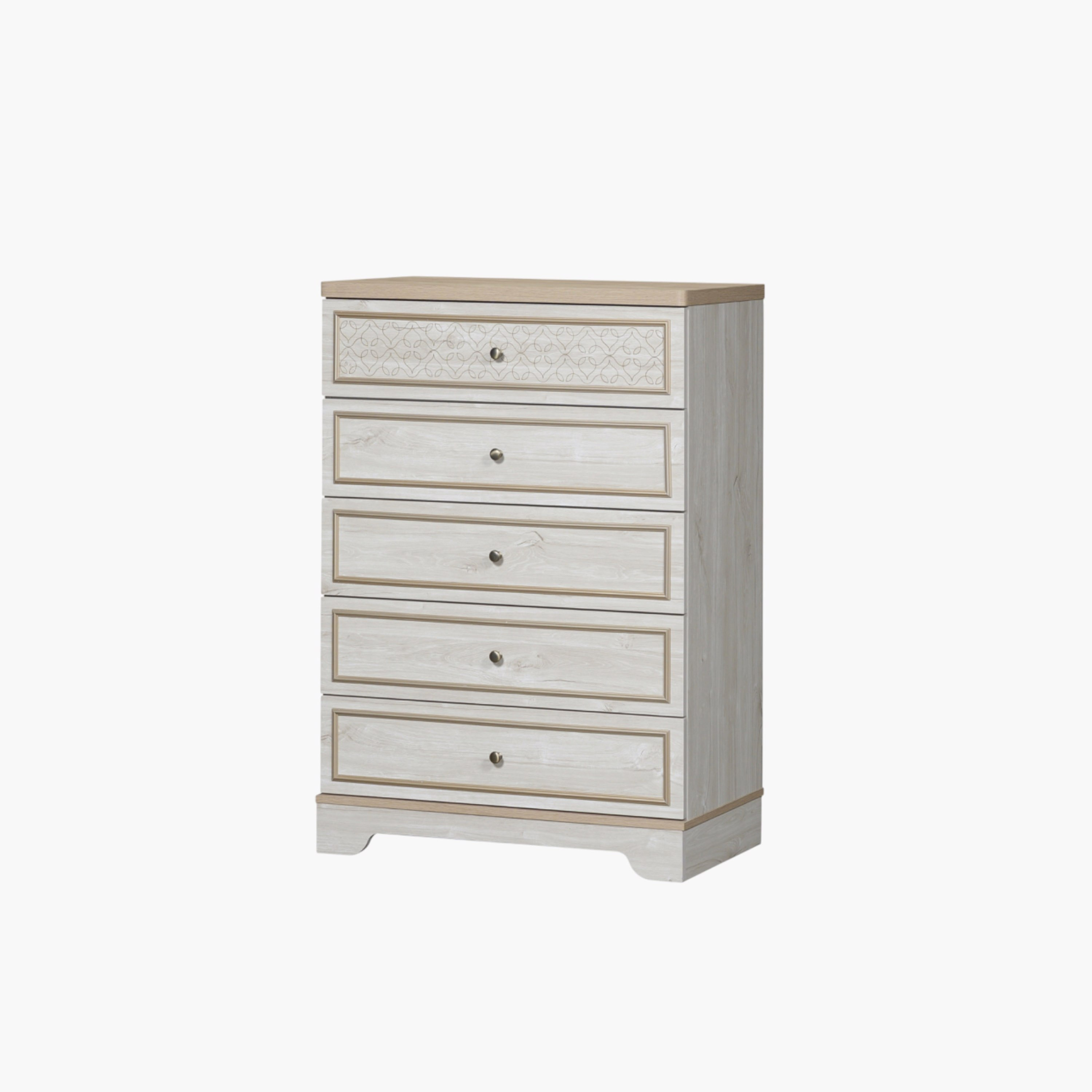 وحدة 5 أدراج - جلورينزا-hbxfurniture-dressersandchests-chestofdrawers-image-2