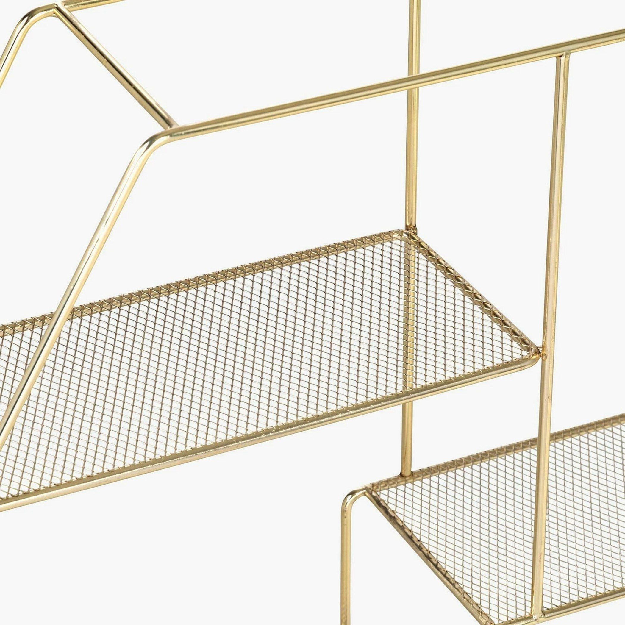 Sera Hexagon 3-Tier Wall Shelf - 53x12x61 cm-hbxfurniture-mediaunitsandstorage-wallshelves-image-5