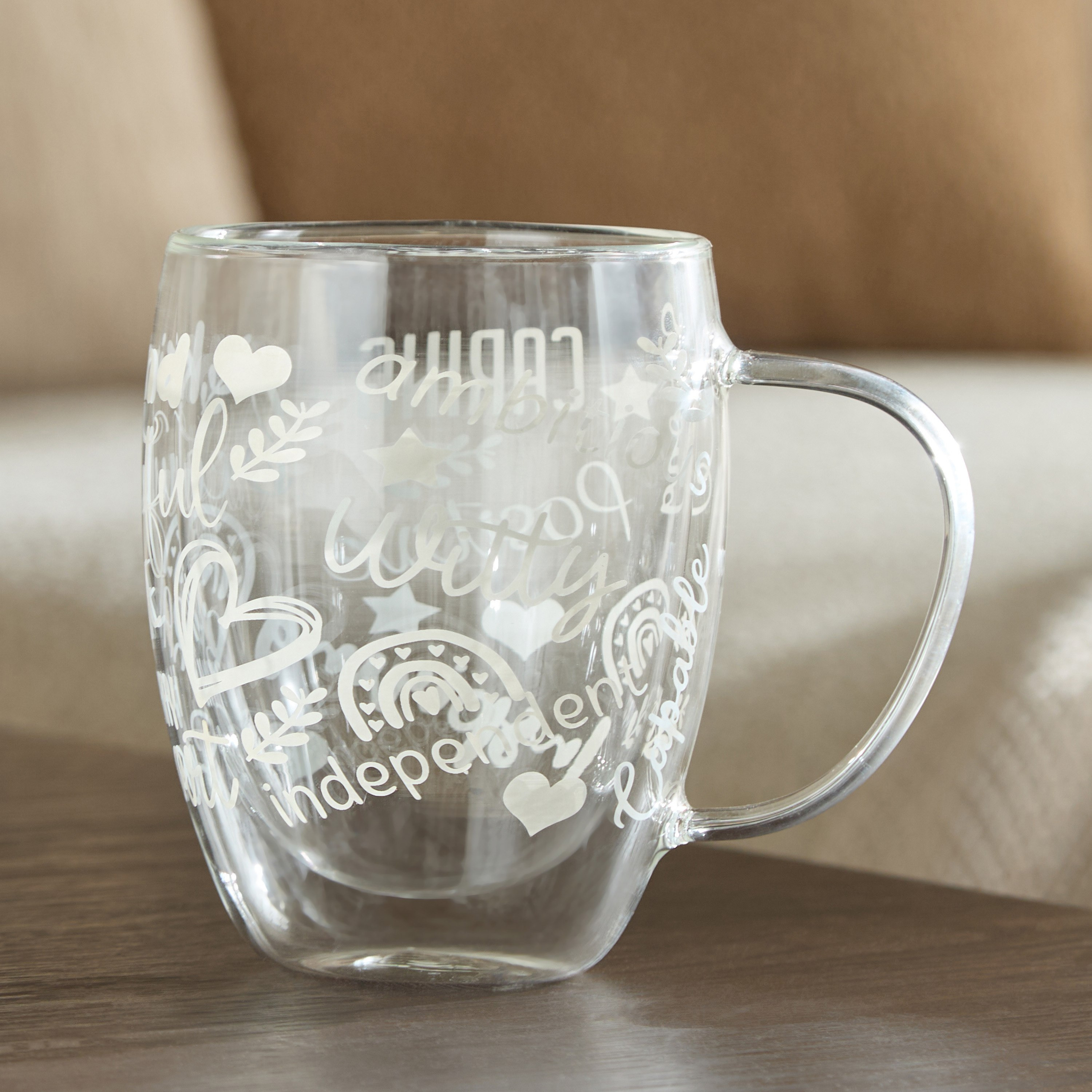 طقم مجات من زجاج البورسليكات قطعتين بجدار مزدوج وطبعات من زين - 350 مل-hbxdecorandfurnishings-tabletop-glassware-image-6