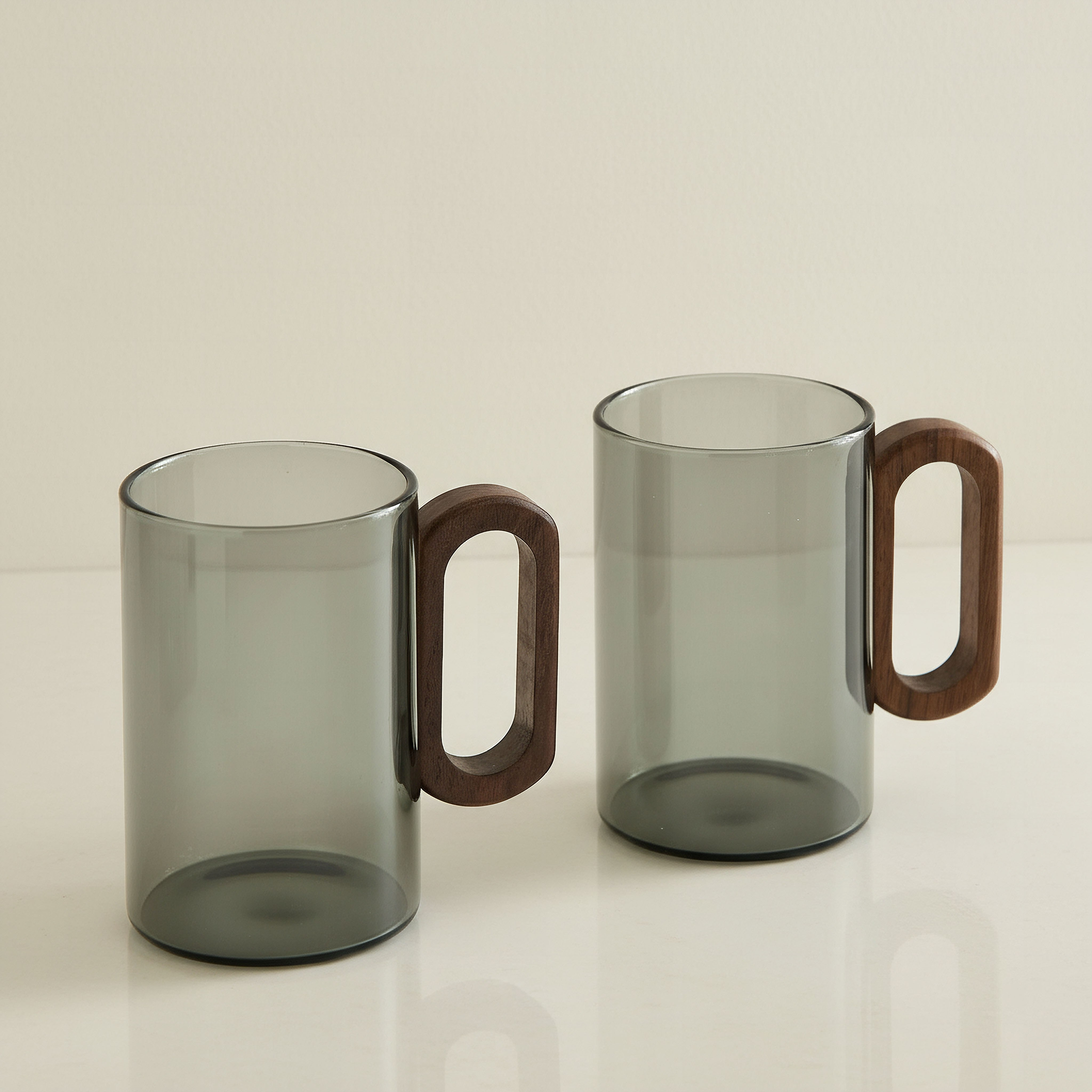 Zen 2-Piece Borosilicate Glass with Handle Set - 350 ml-hbxdecorandfurnishings-tabletop-glassware-image-1