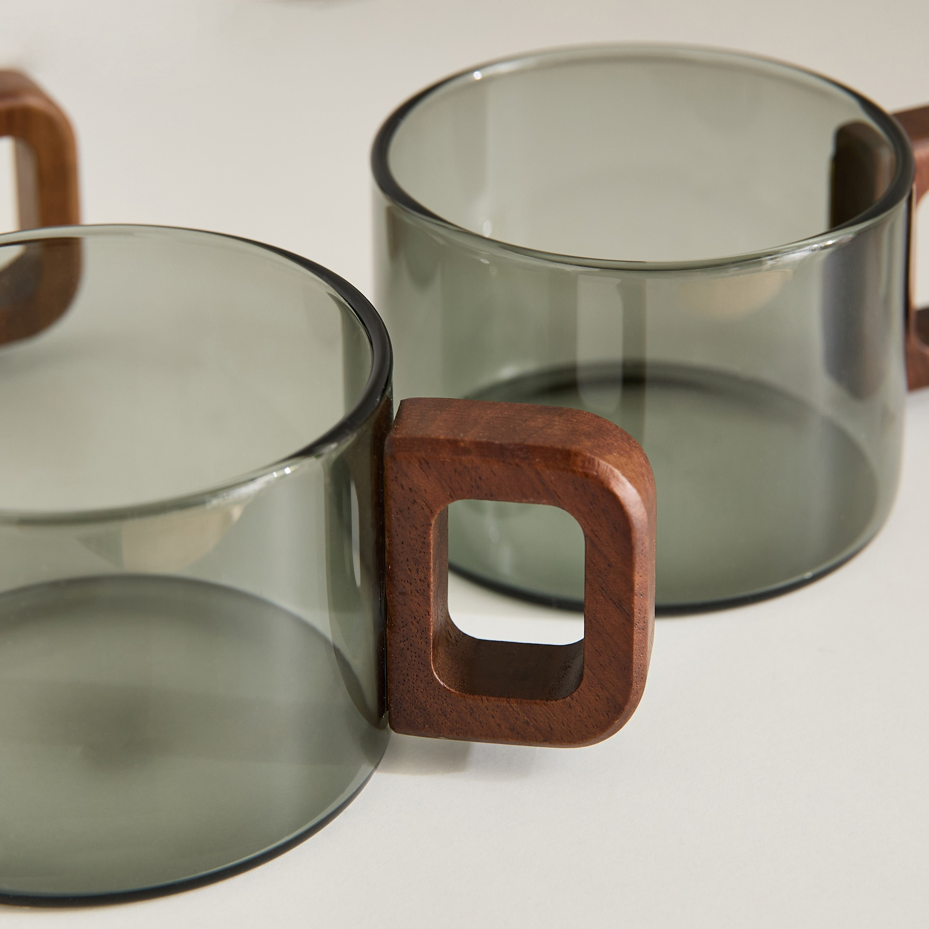 Zen 4-Piece Borosilicate Glass Mug Set - 200 ml-hbxdecorandfurnishings-tabletop-glassware-image-6