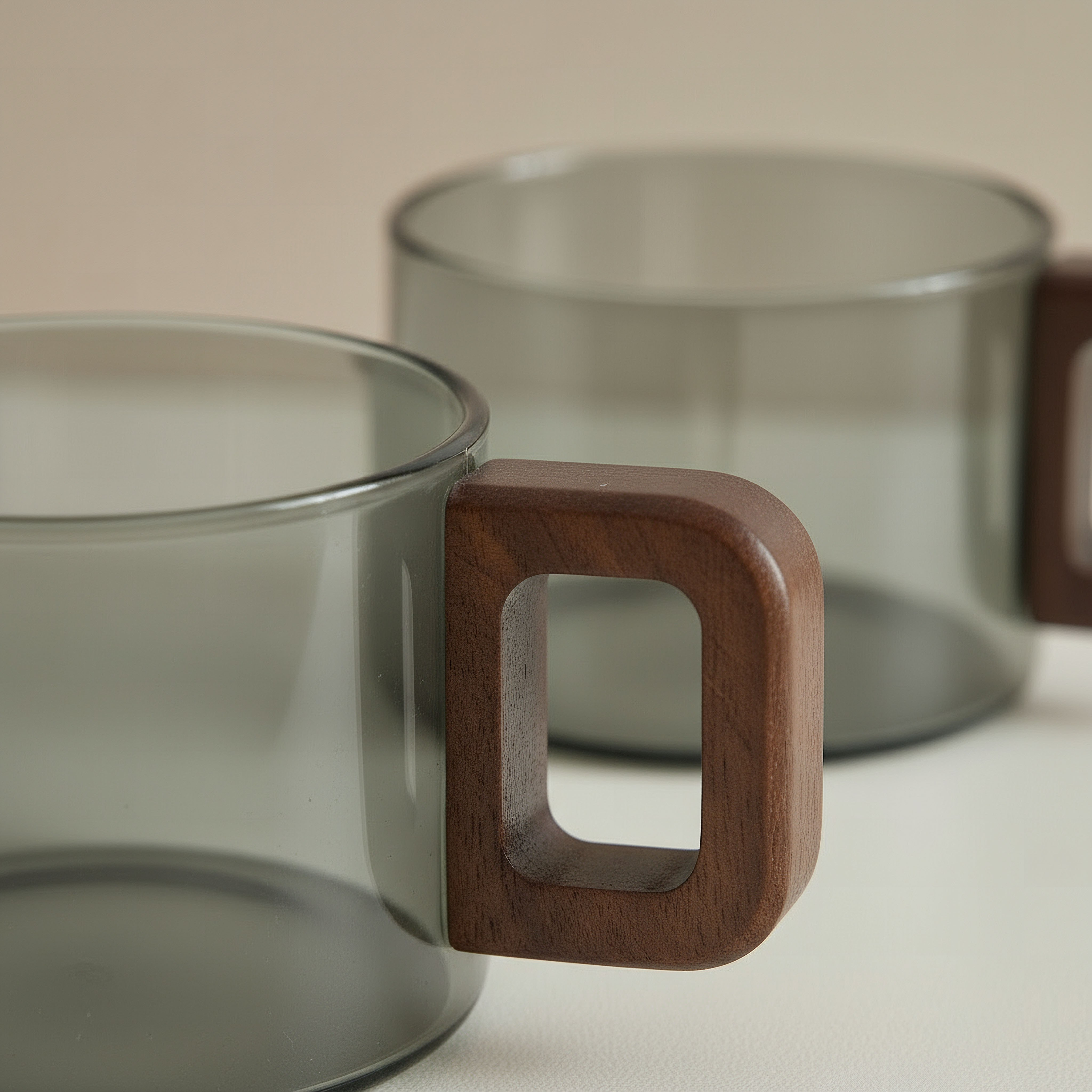 Zen 4-Piece Borosilicate Glass Mug Set - 200 ml-hbxdecorandfurnishings-tabletop-glassware-image-2